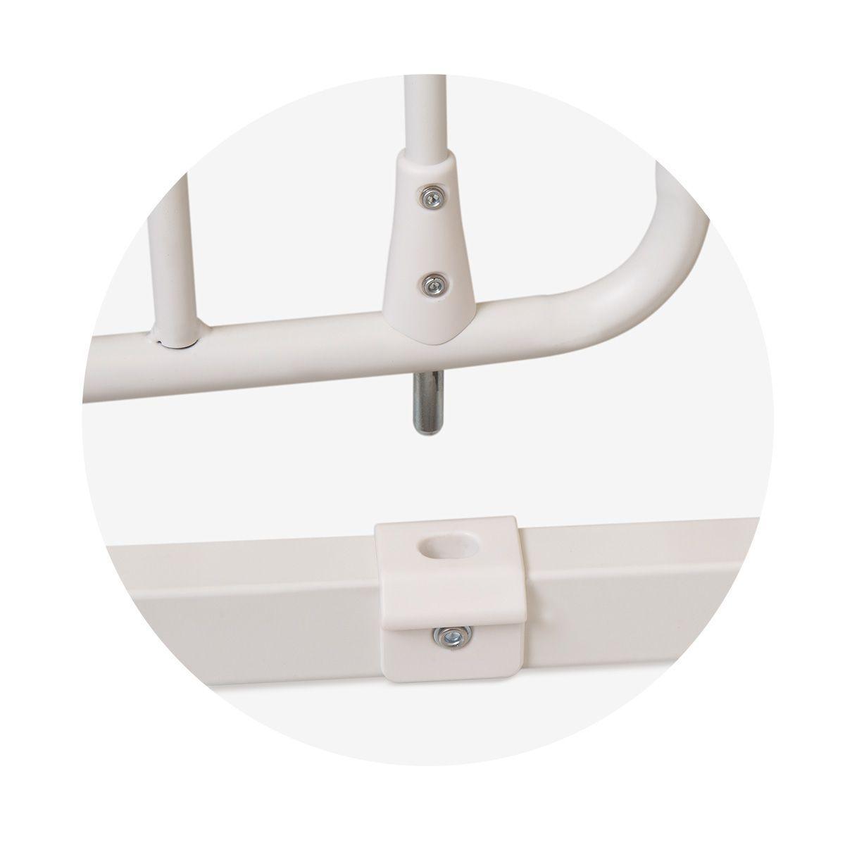 Reja de seguridad Metálica con Extensión Blanco-2