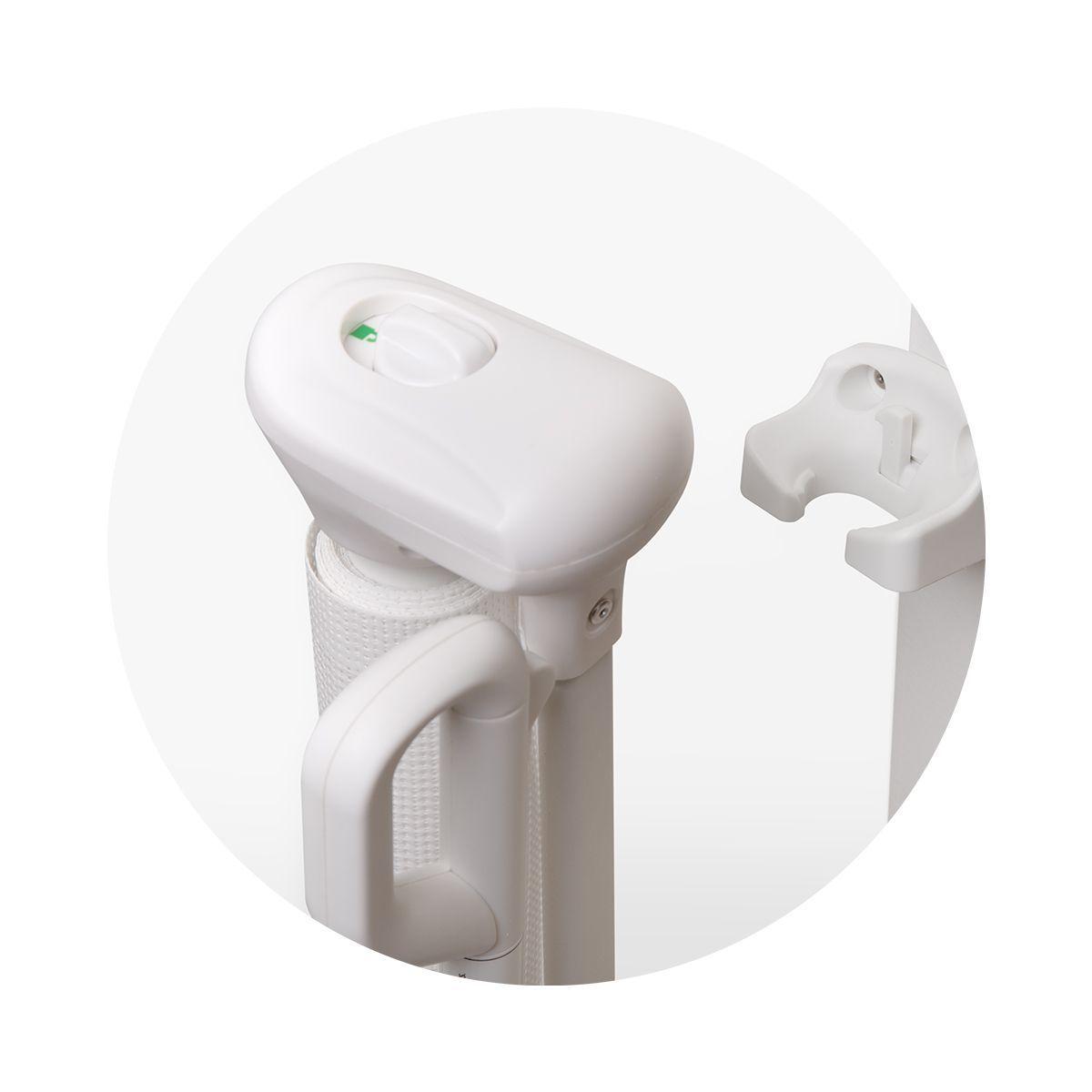 Reja de Seguridad Retráctil 140x84cm Blanco-3