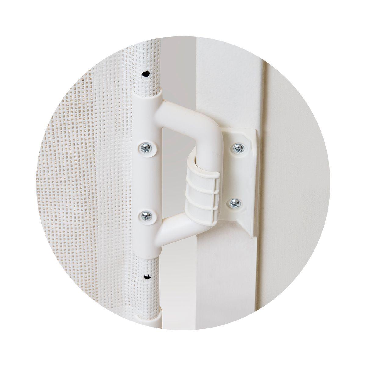 Reja de Seguridad Retráctil 140x84cm Blanco-4