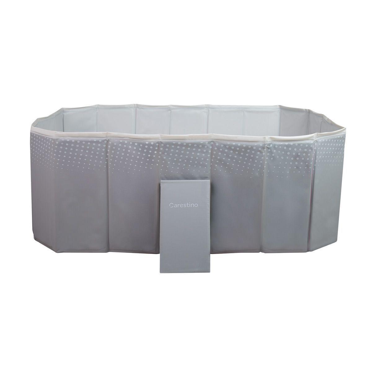 Piscina Caribe 130x89x45 Gris-2