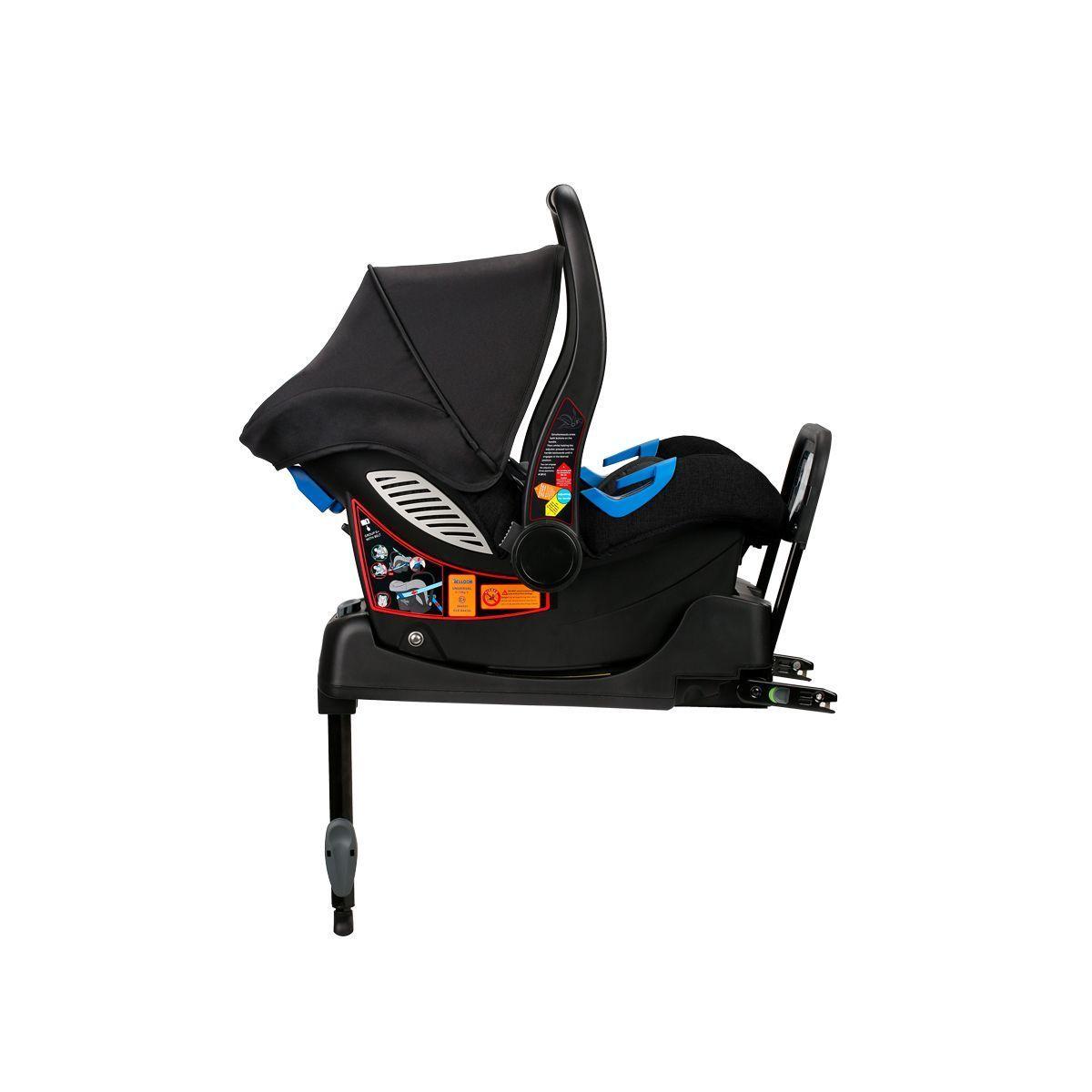 Base ISOFIX para coche BEVERLY V2 y V3 Negro-4