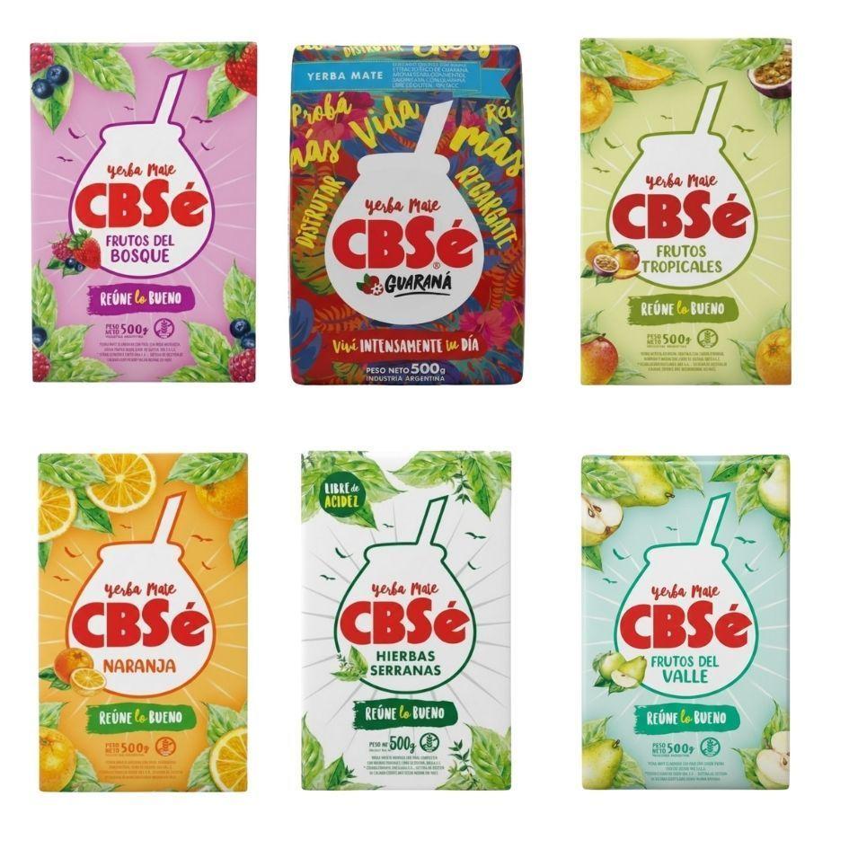 Pack CBSé Yerba Mate Surtido 6 Variedades-1