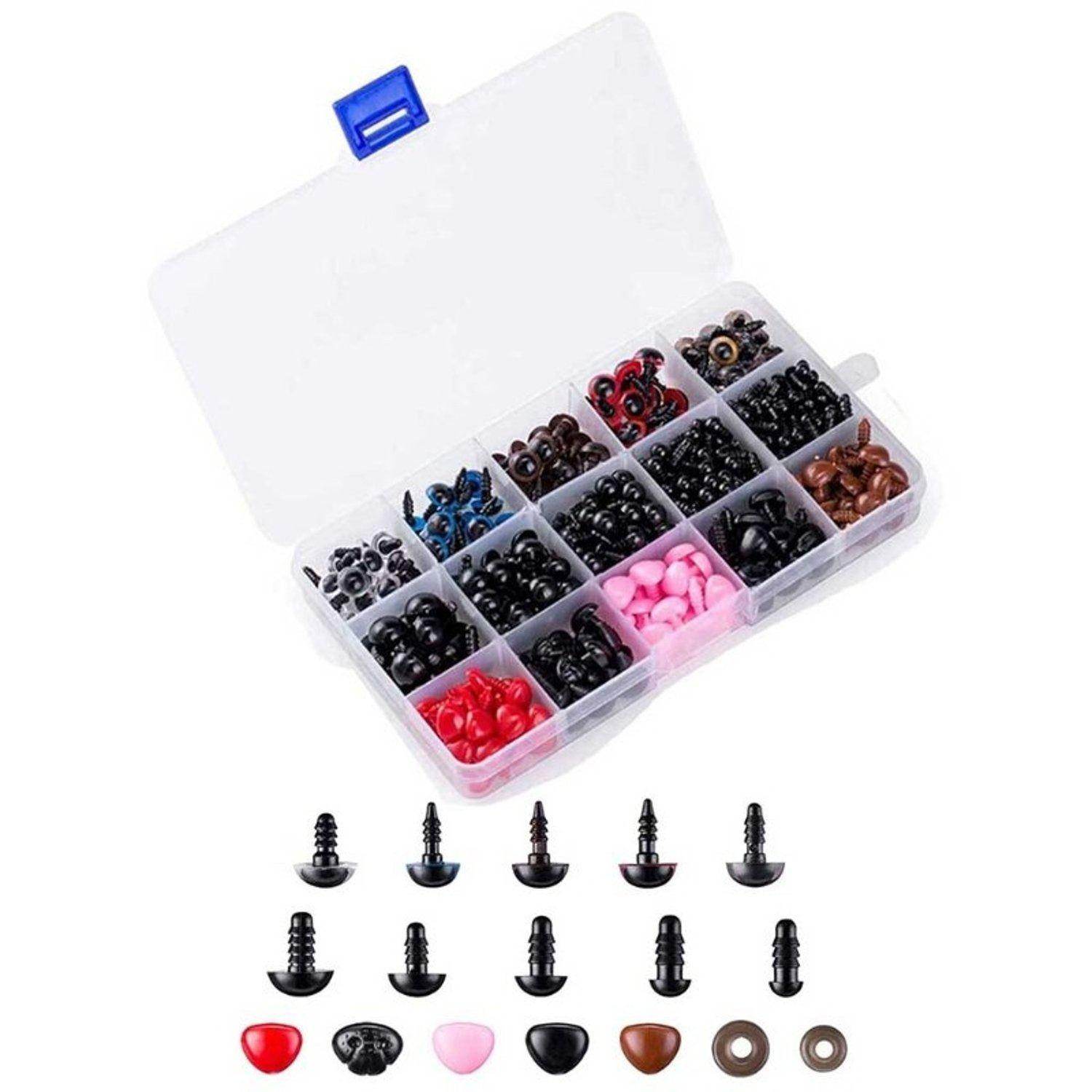 Set Ojos De Seguridad Y Nariz 752 Piezas -2