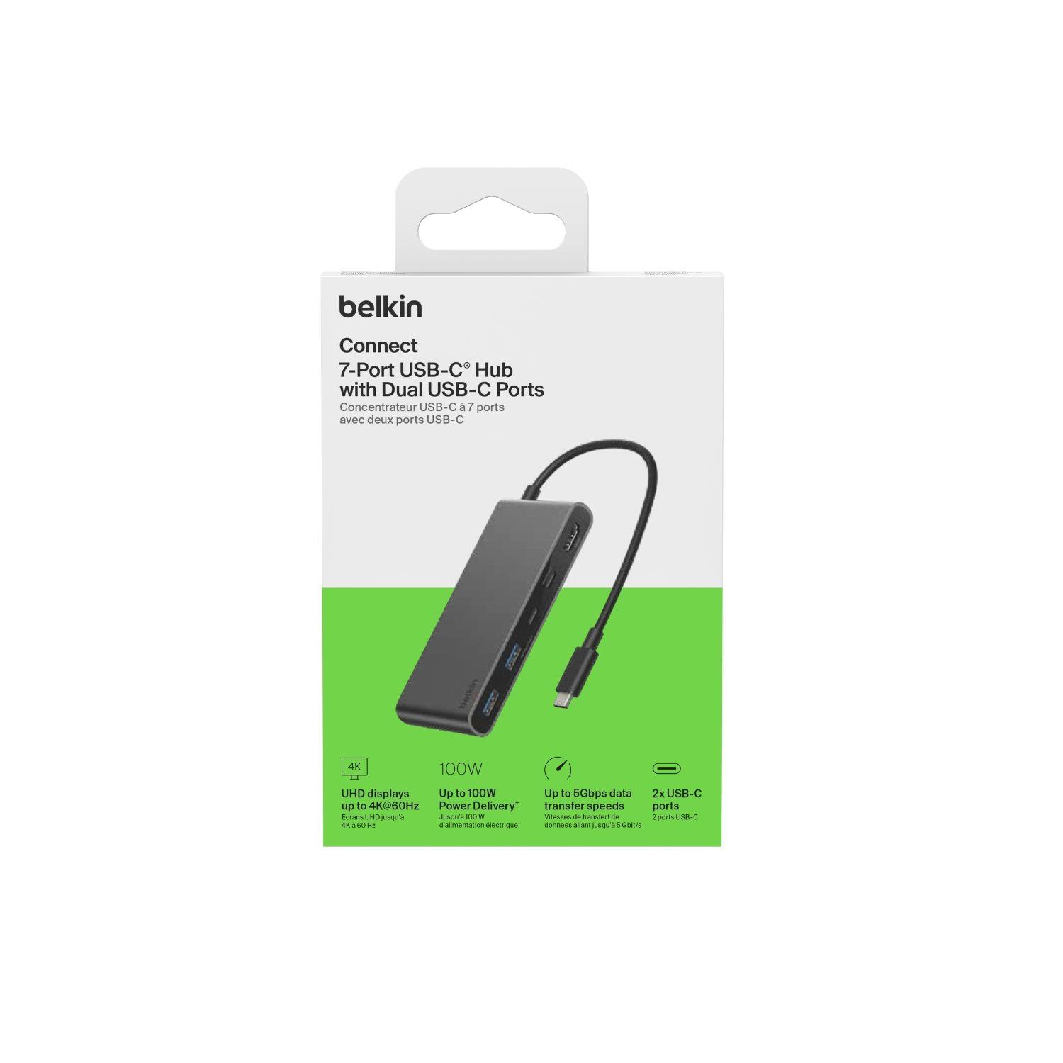 Hub USB-C de 7 puertos gris espacial-6