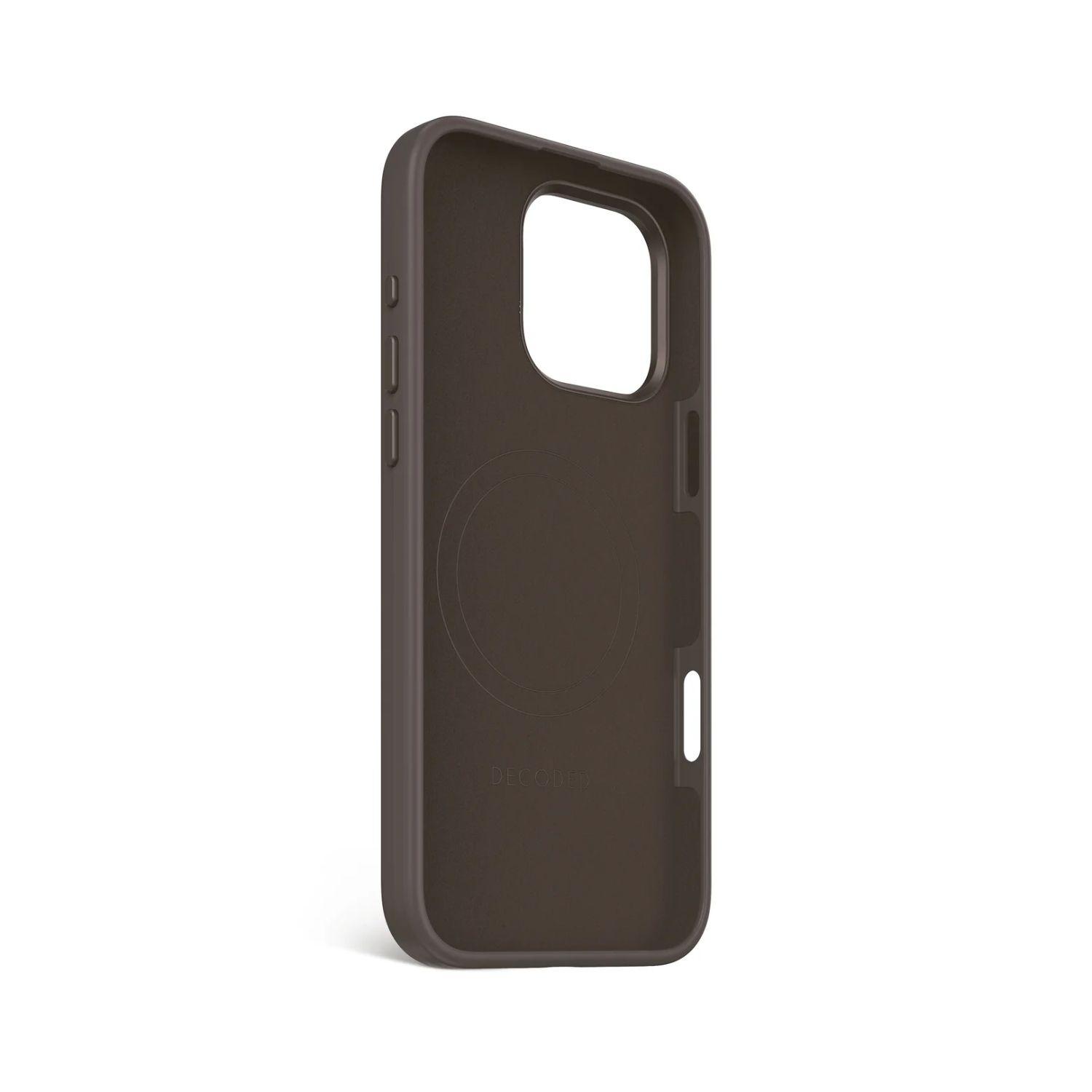 Funda silicona antimicrobial Magsafe iPhone 16 Pro Max Negro-3