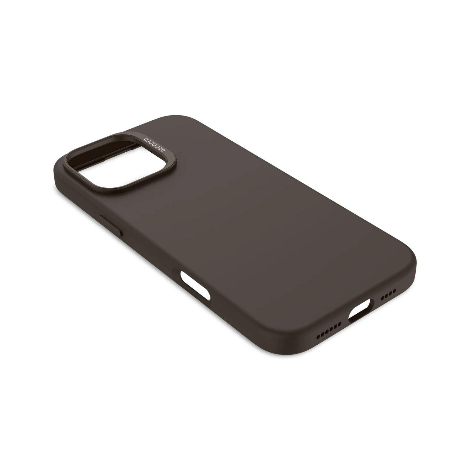 Funda silicona antimicrobial Magsafe iPhone 16 Pro Max Negro-7