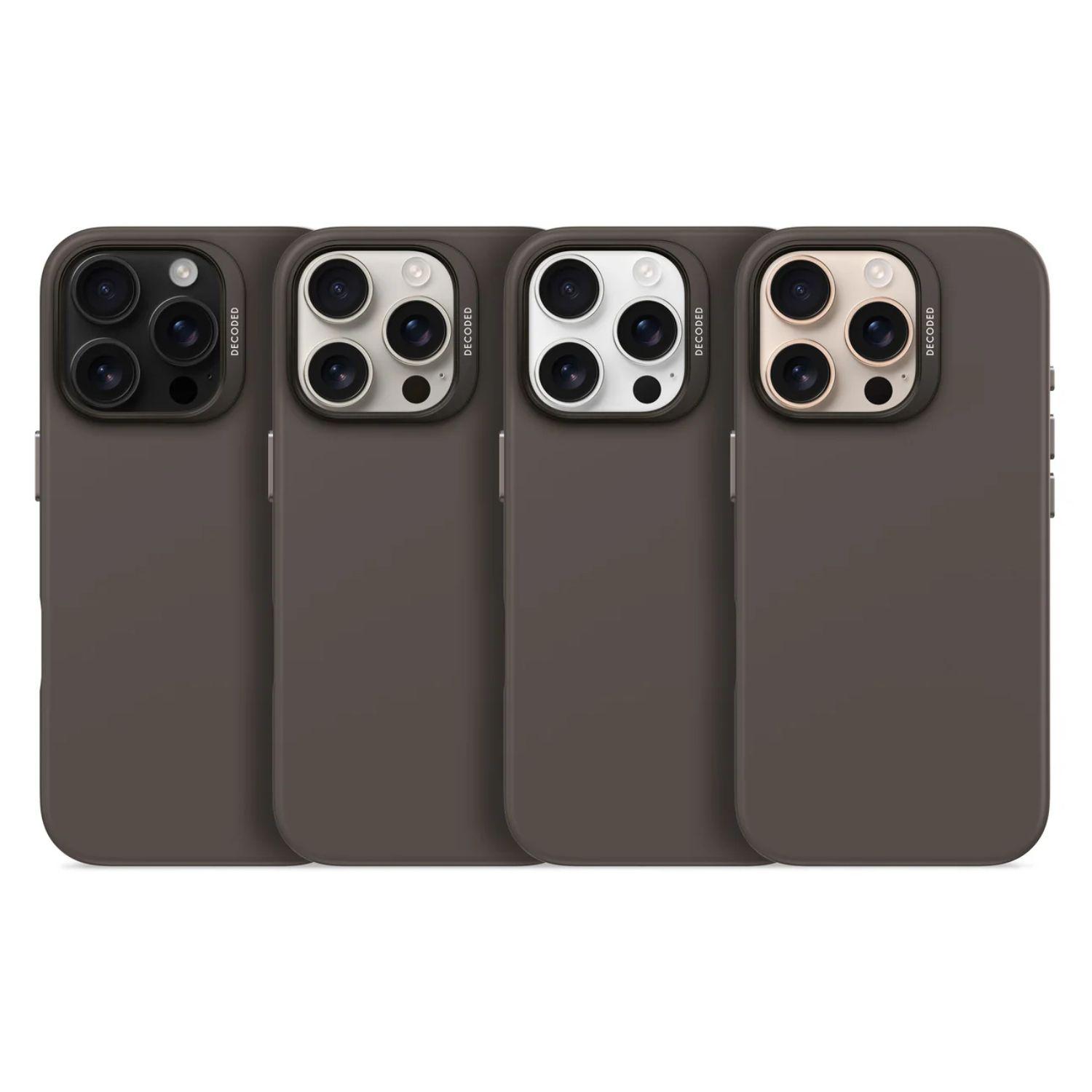 Funda silicona antimicrobial Magsafe iPhone 16 Pro Max Negro-9