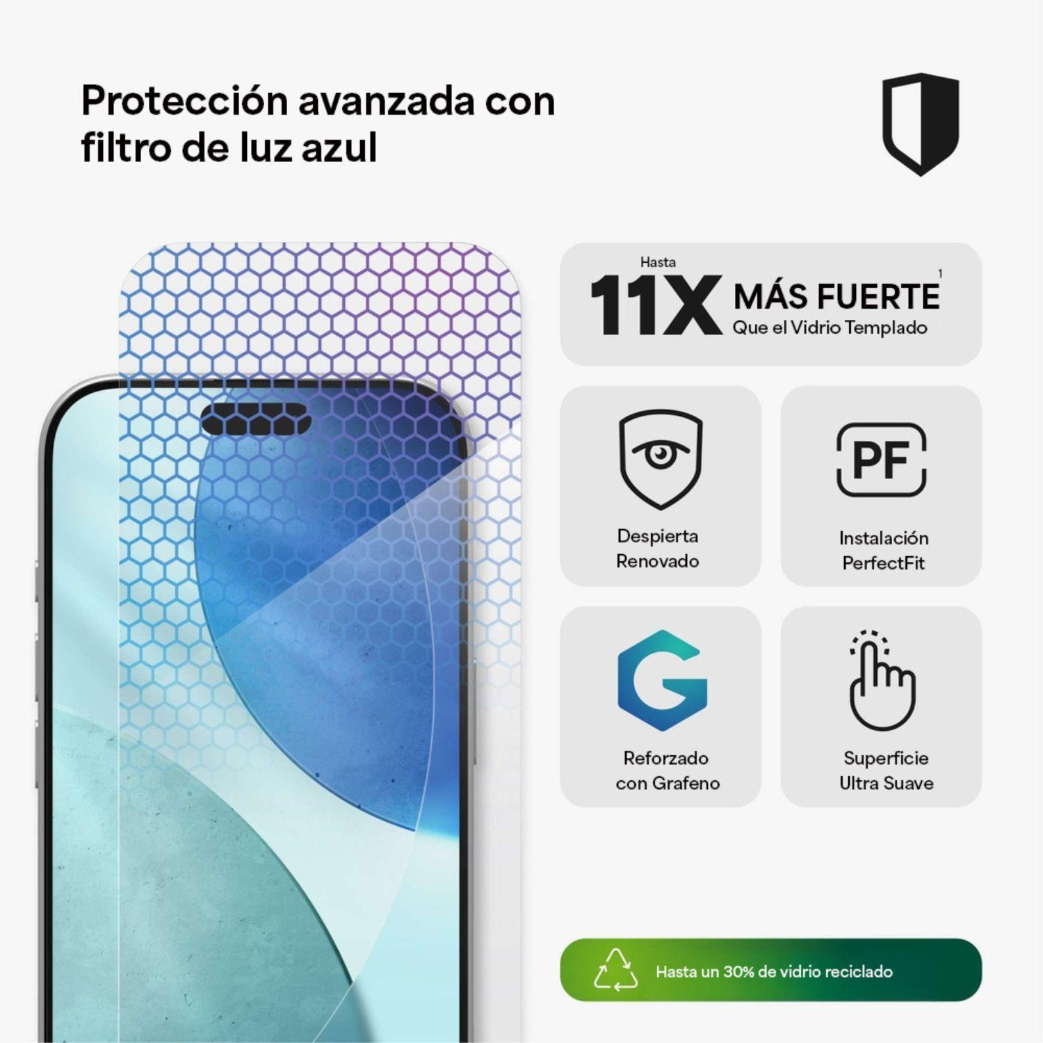 Protector de pantalla para iPhone 17 Glass XTR5-2