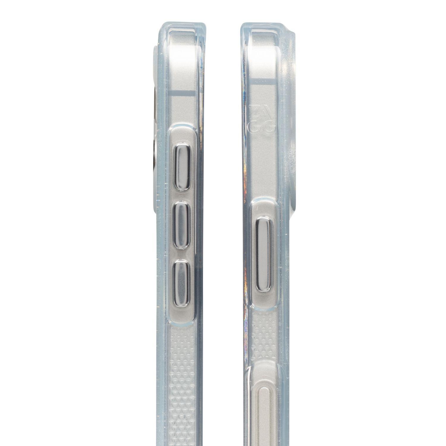 Funda Milan Snap Magsafe iPhone 16 Zagg blanco glitter-3