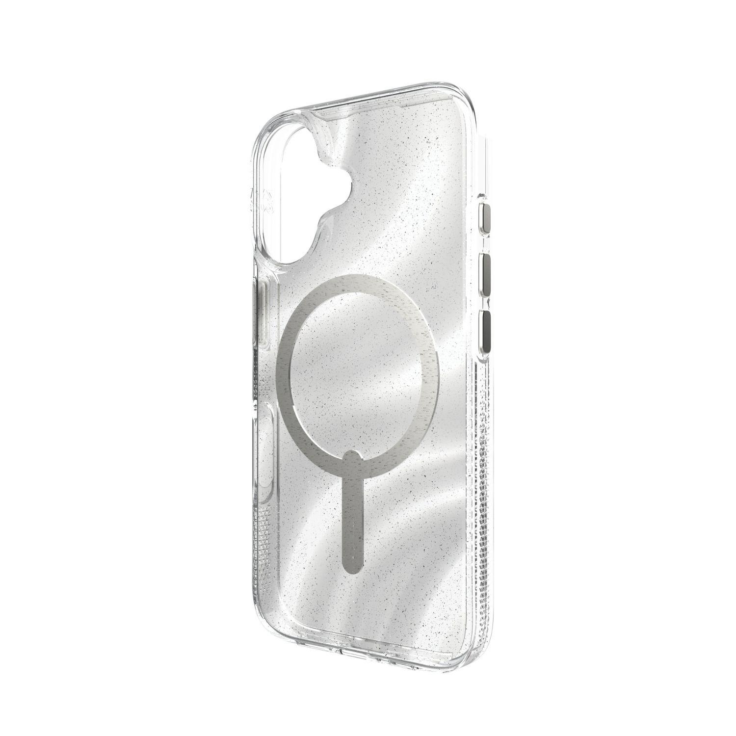 Funda Milan Snap Magsafe iPhone 16 Zagg blanco glitter-7