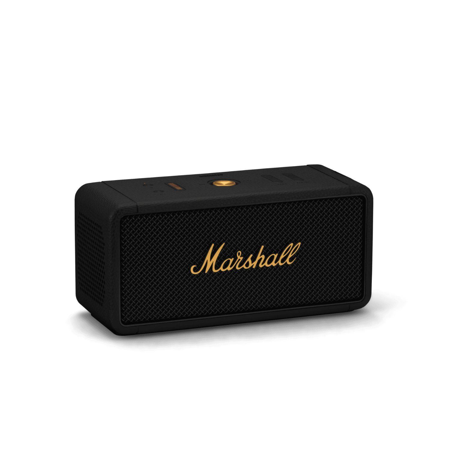 Parlante Bluetooth Marshall Middleton Black and Brass-2