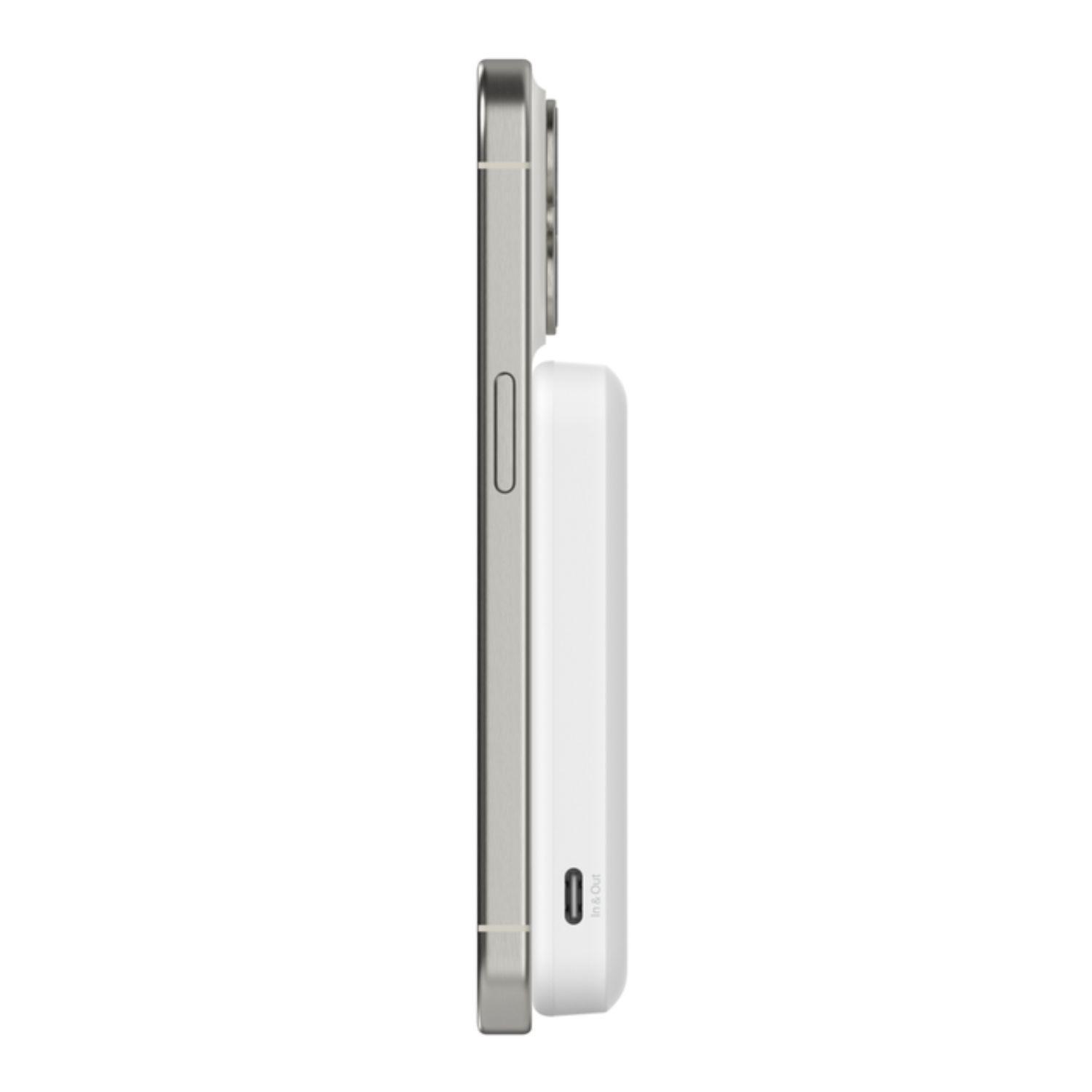 Batería 5.000 mAh BoostCharge Pro carga magnetica 15W Blanco-3