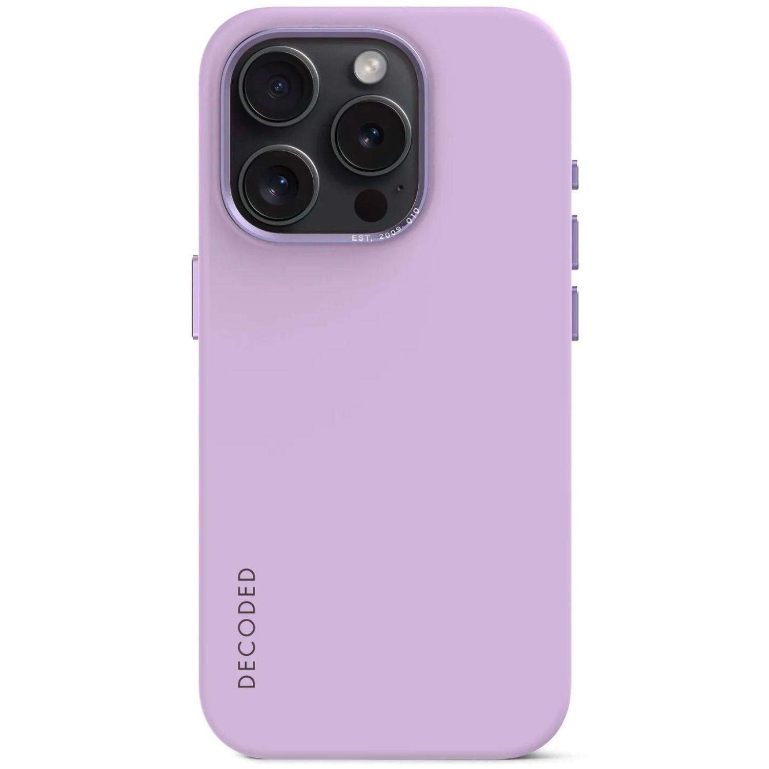 Funda silicona MagSafe iPhone 15 Pro Max Decoded Lavanda-0