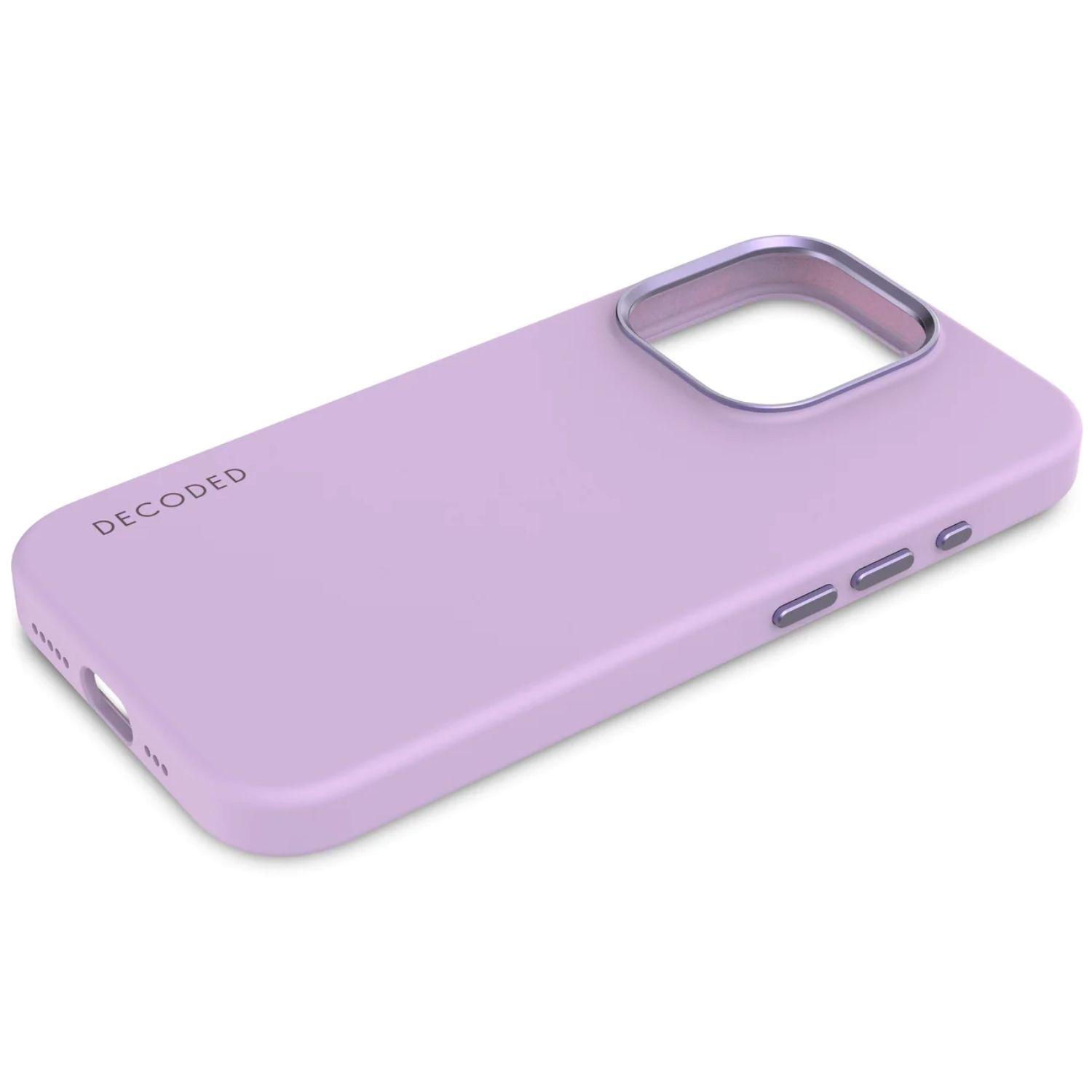Funda silicona MagSafe iPhone 15 Pro Max Decoded Lavanda-5