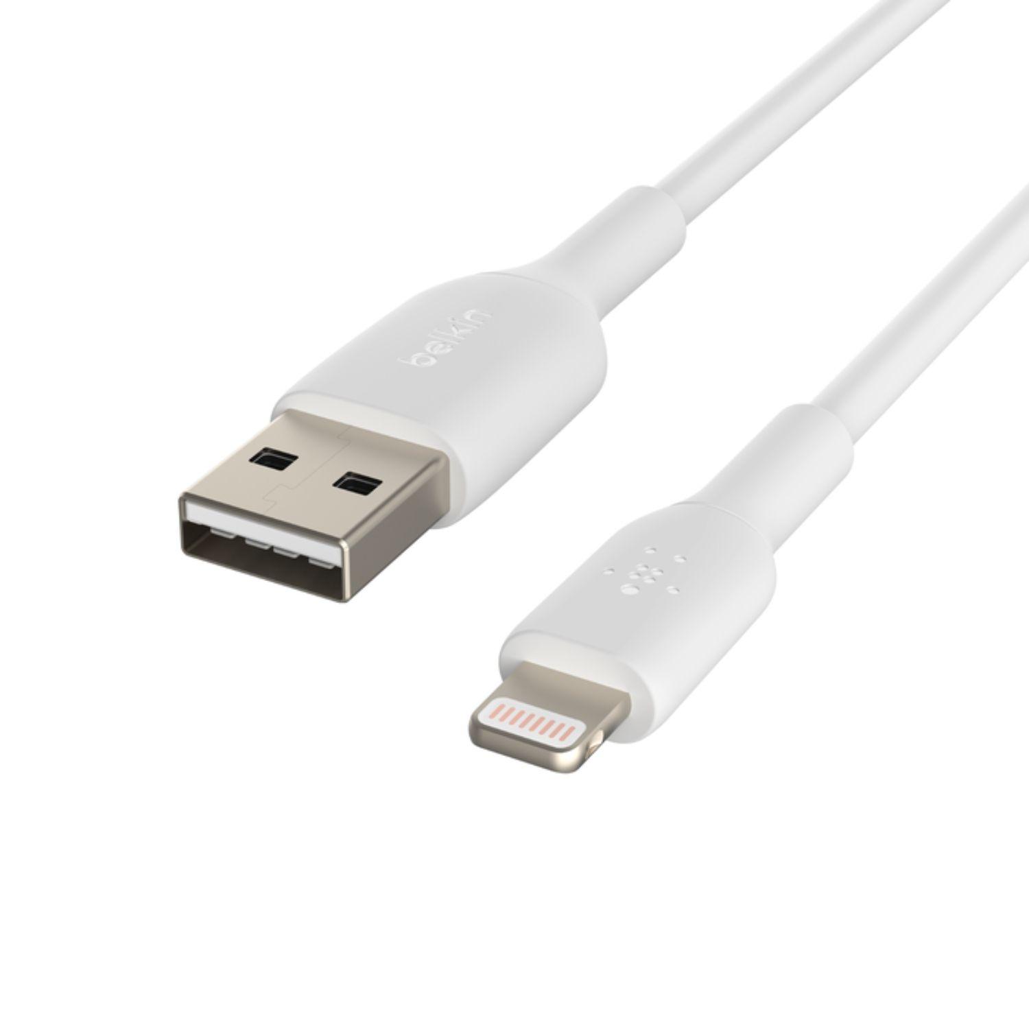 Cable Lightning A Usb-a 1 Mt. Belkin Blanco Boostcharge-4
