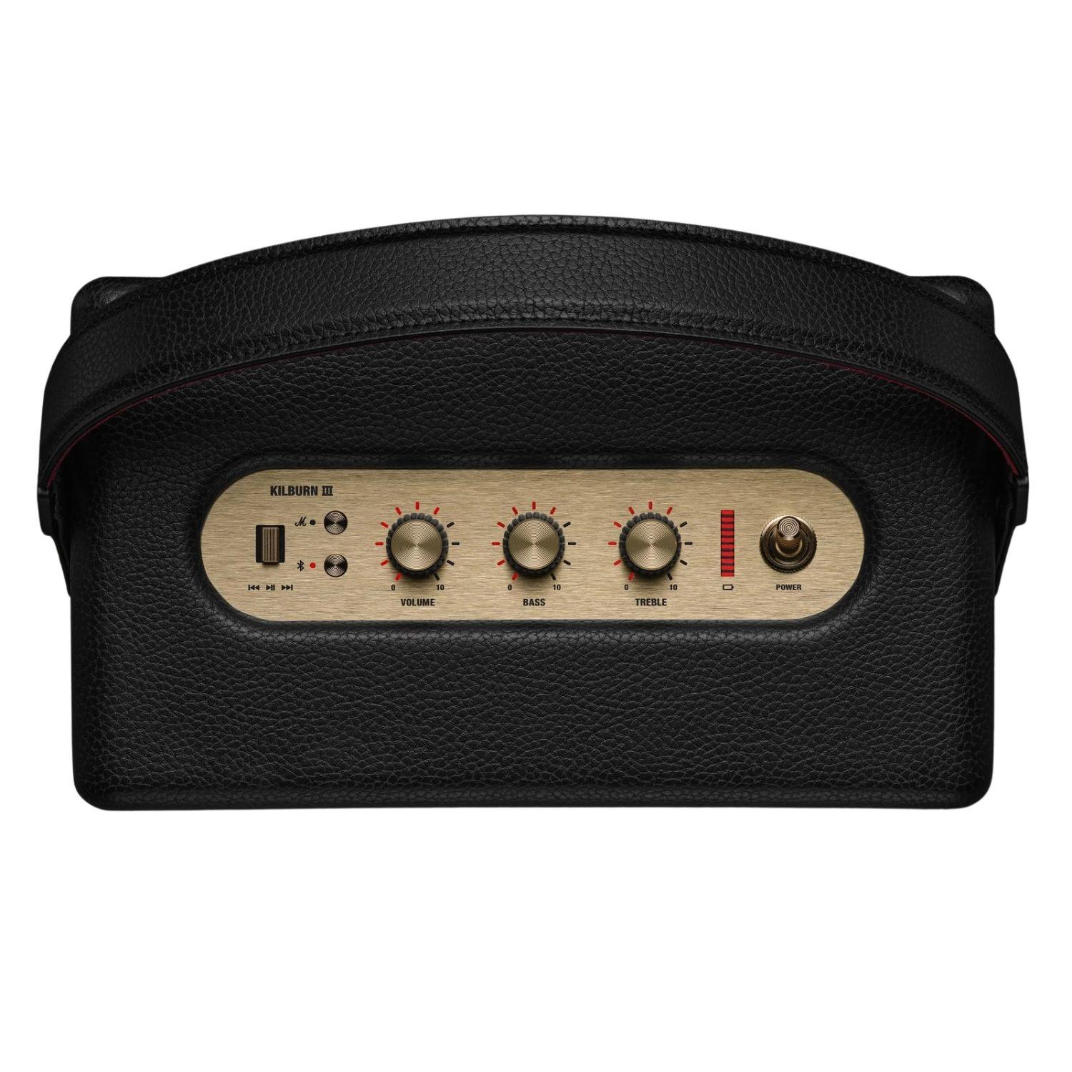 Parlante Bluetooth Portátil Marshall Kilburn III Negro-2