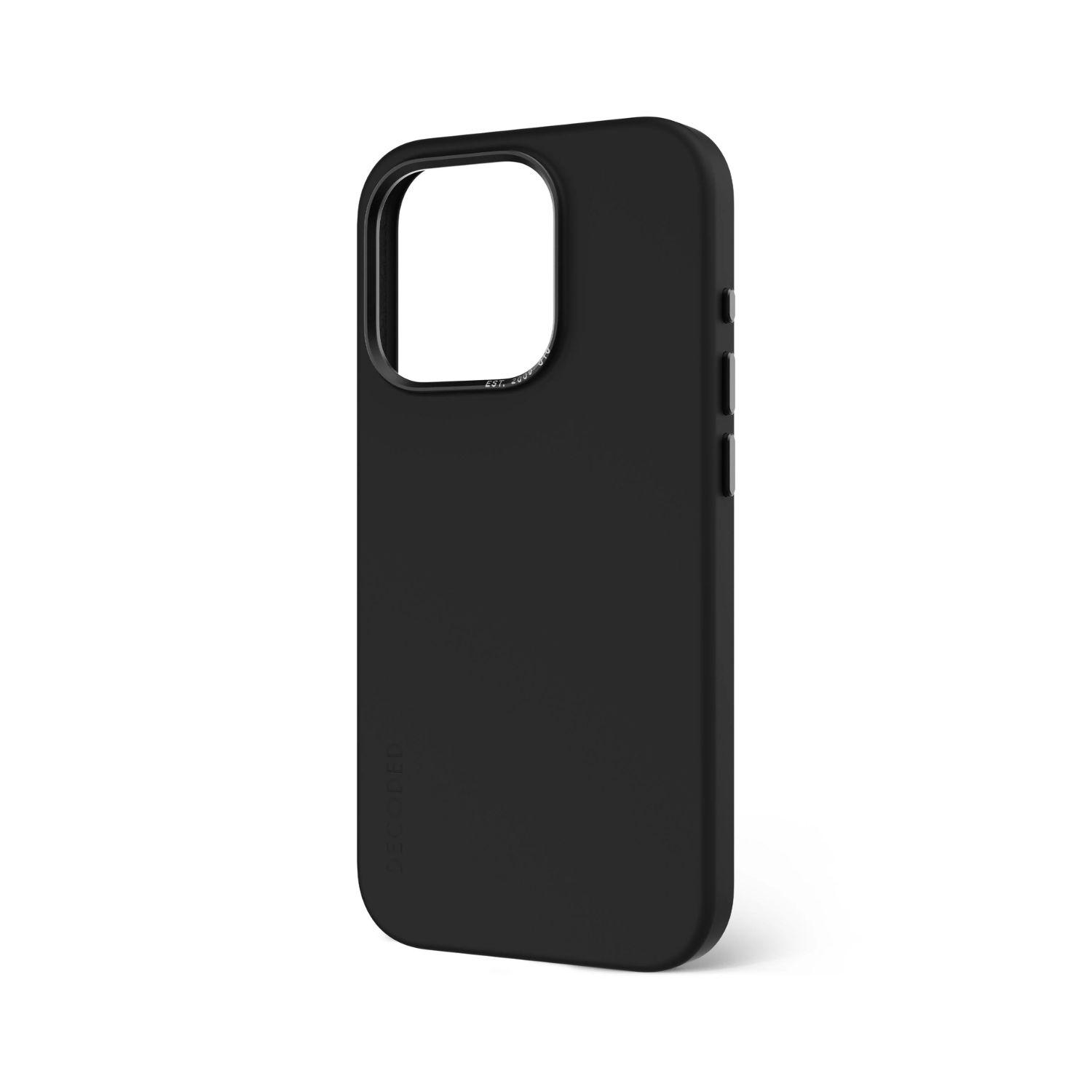 Funda silicona con MagSafe iPhone 15 Pro Decoded Grafito-3