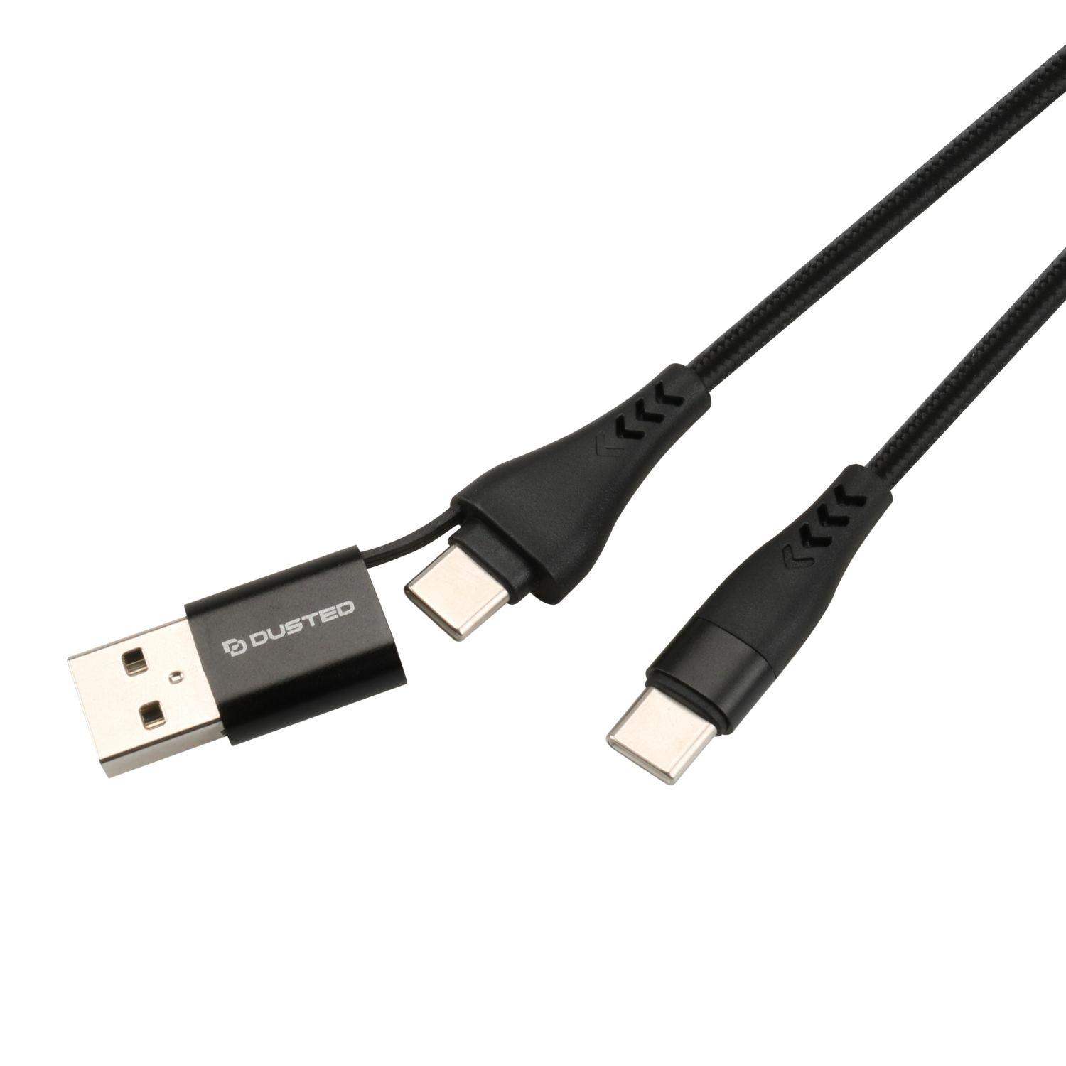 Cargador Gan 45w Carga Rapida Con Cable 2en1 Dusted-6