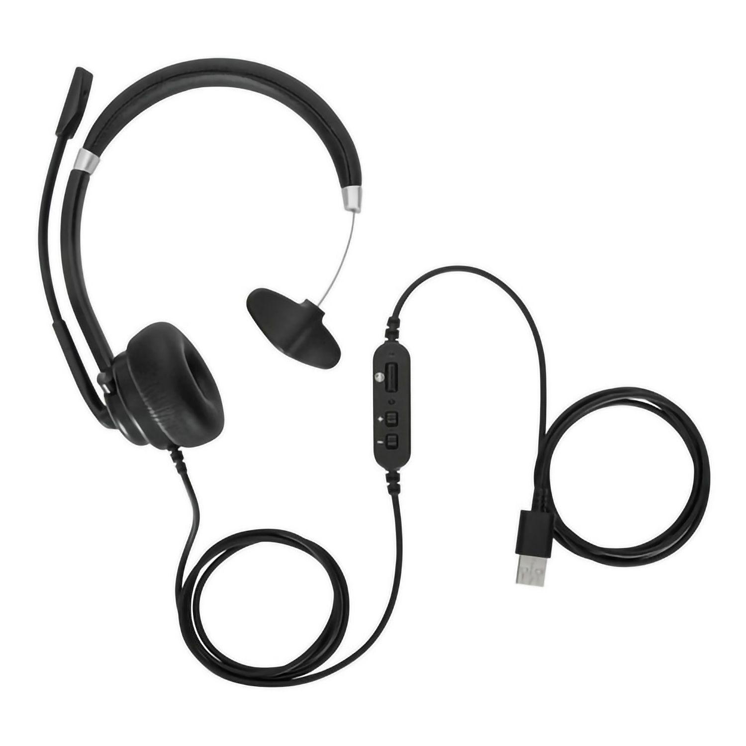 Audifono Profesional Mono Con Cable Targus Negro-2