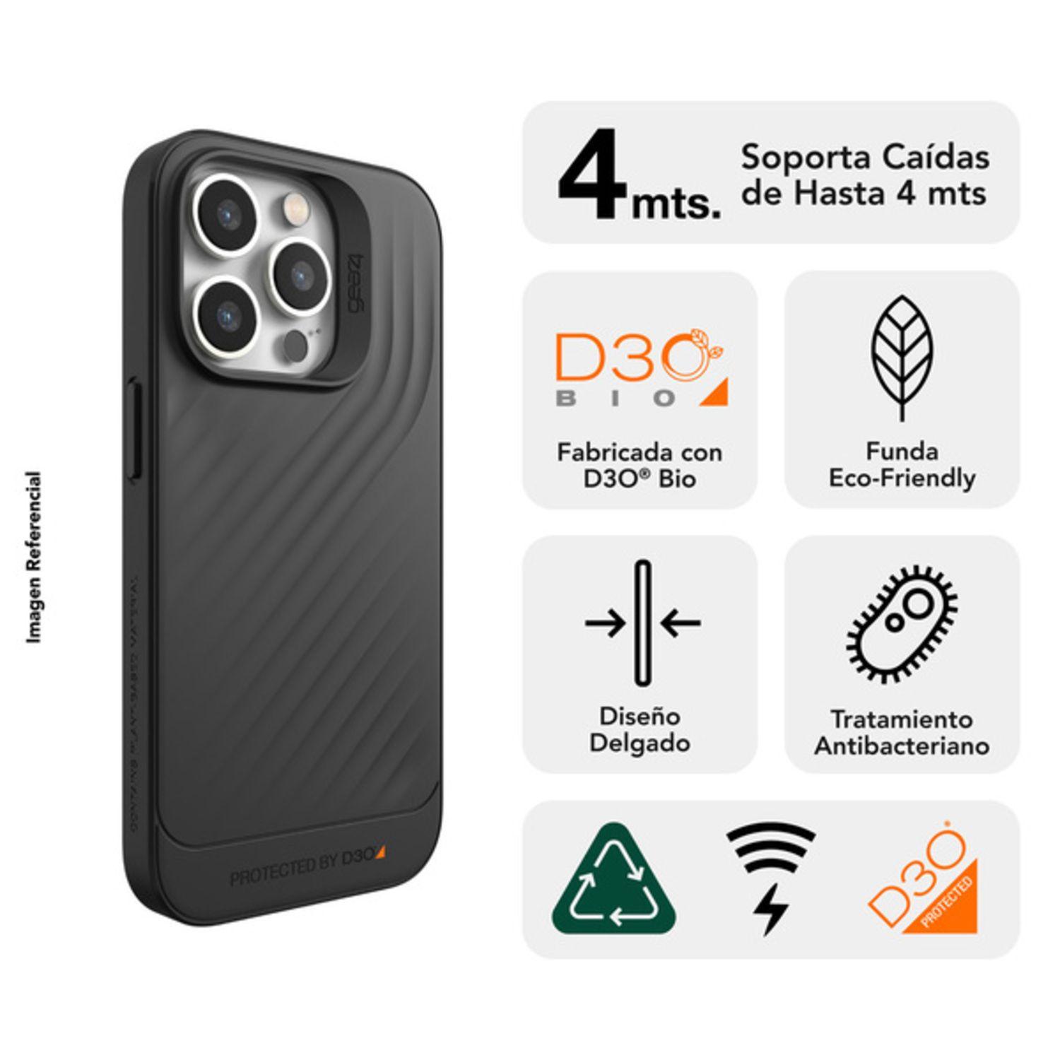 Funda Copenhagen Para iPhone 14 Pro Gear4 Negra-1