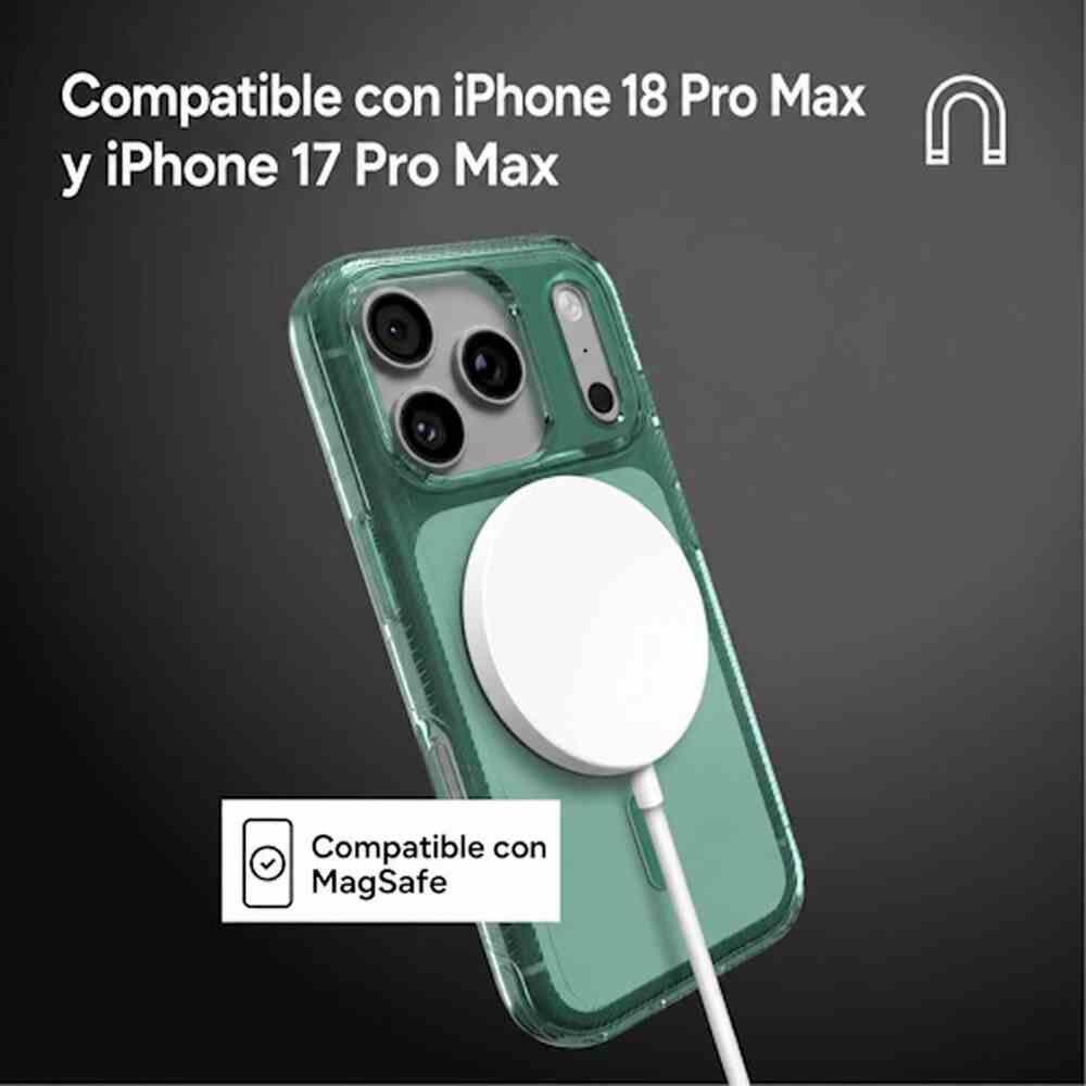 Carcasa Luxe Snap para iPhone 18 Pro Max Menta Traslúcida-2