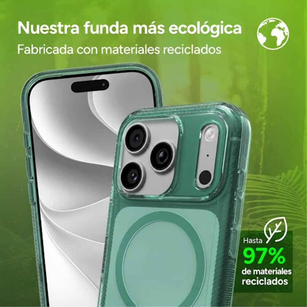 Carcasa Luxe Snap para iPhone 18 Pro Max Menta Traslúcida-5