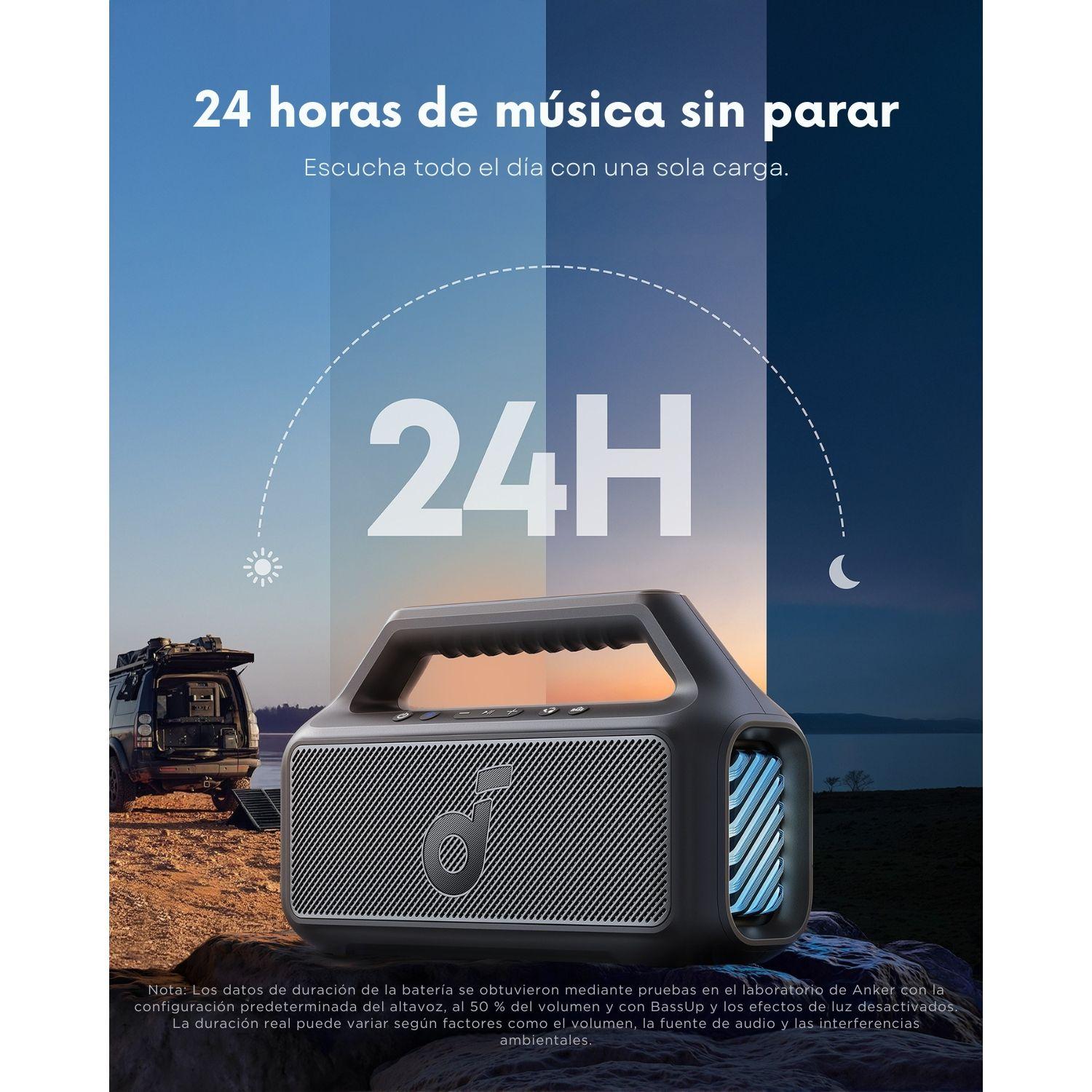 Parlante Soundcore Boom 2 Negro-8