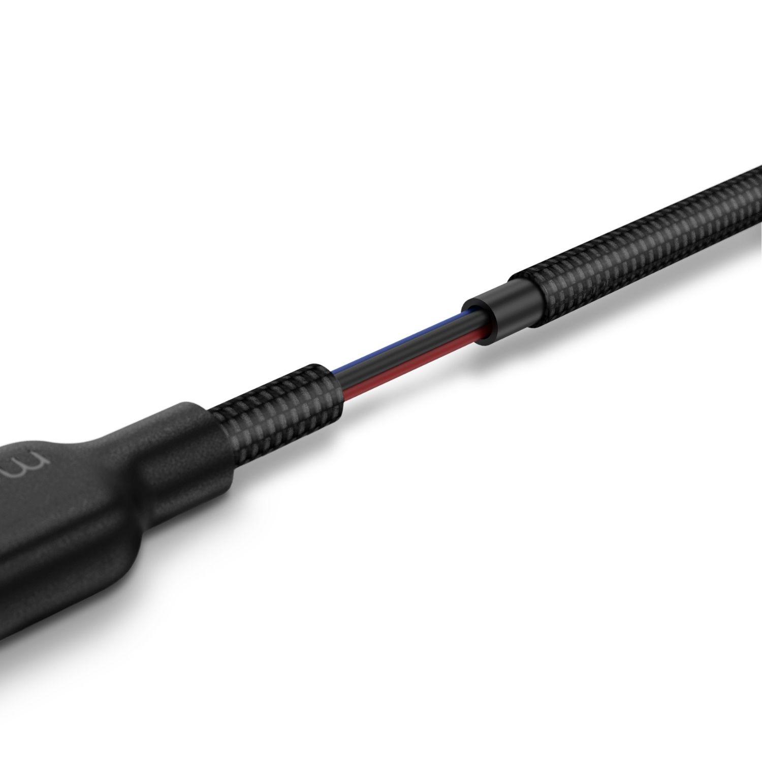 Cable USB-C a USB-C 4.0 240W 0.8 Mt trenzado Mophie negro-4