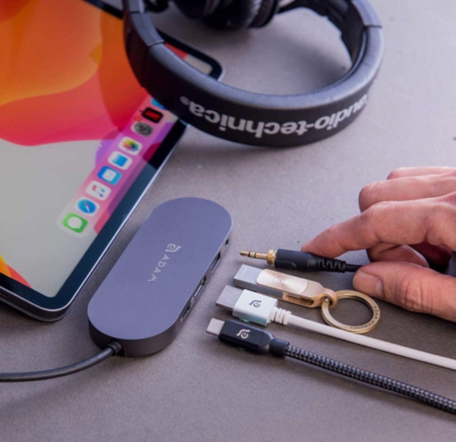 Adaptador Usb-c Con Ssd 4 A 1 Integrado Adam Elements-2