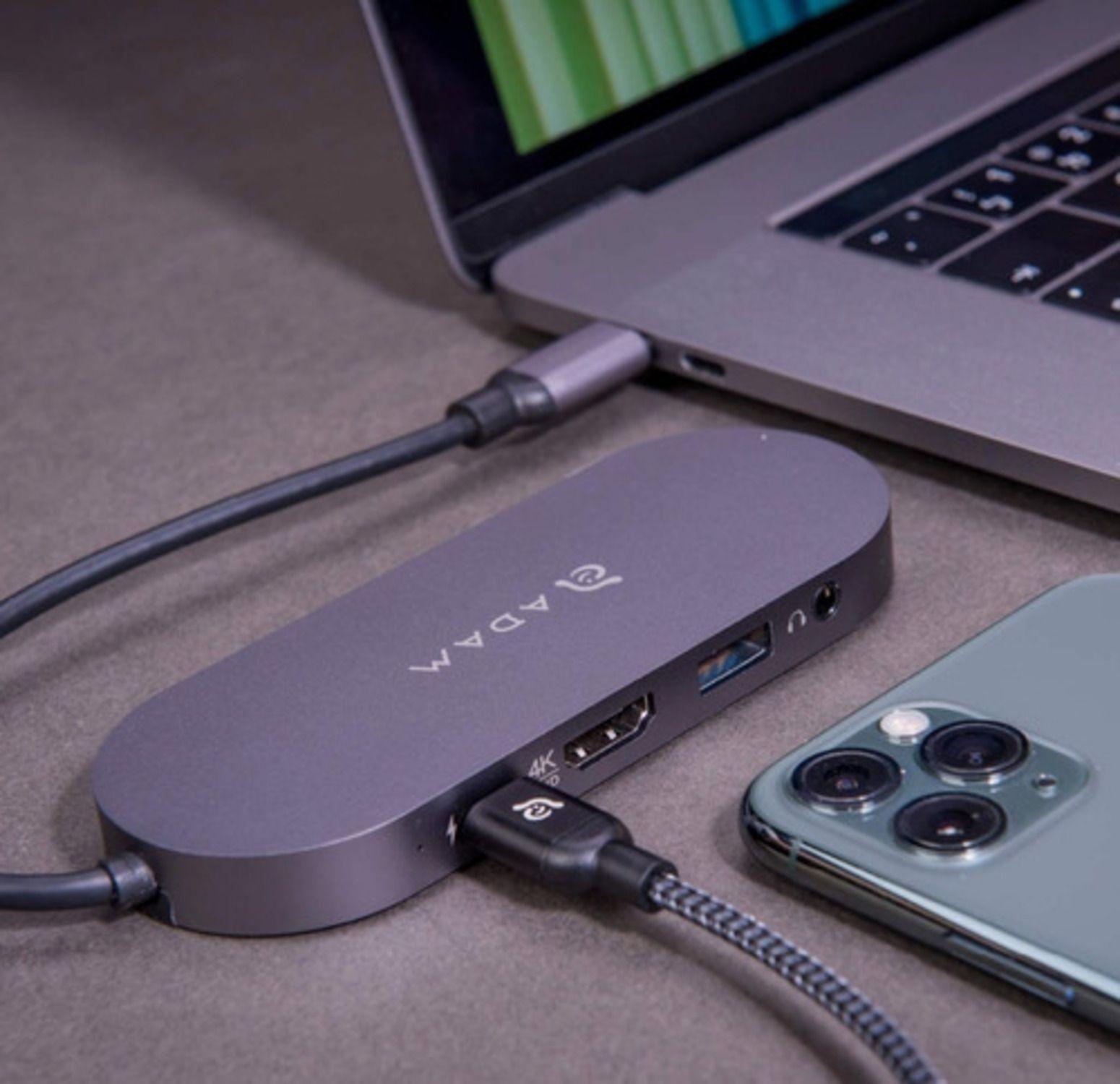 Adaptador Usb-c Con Ssd 4 A 1 Integrado Adam Elements-5