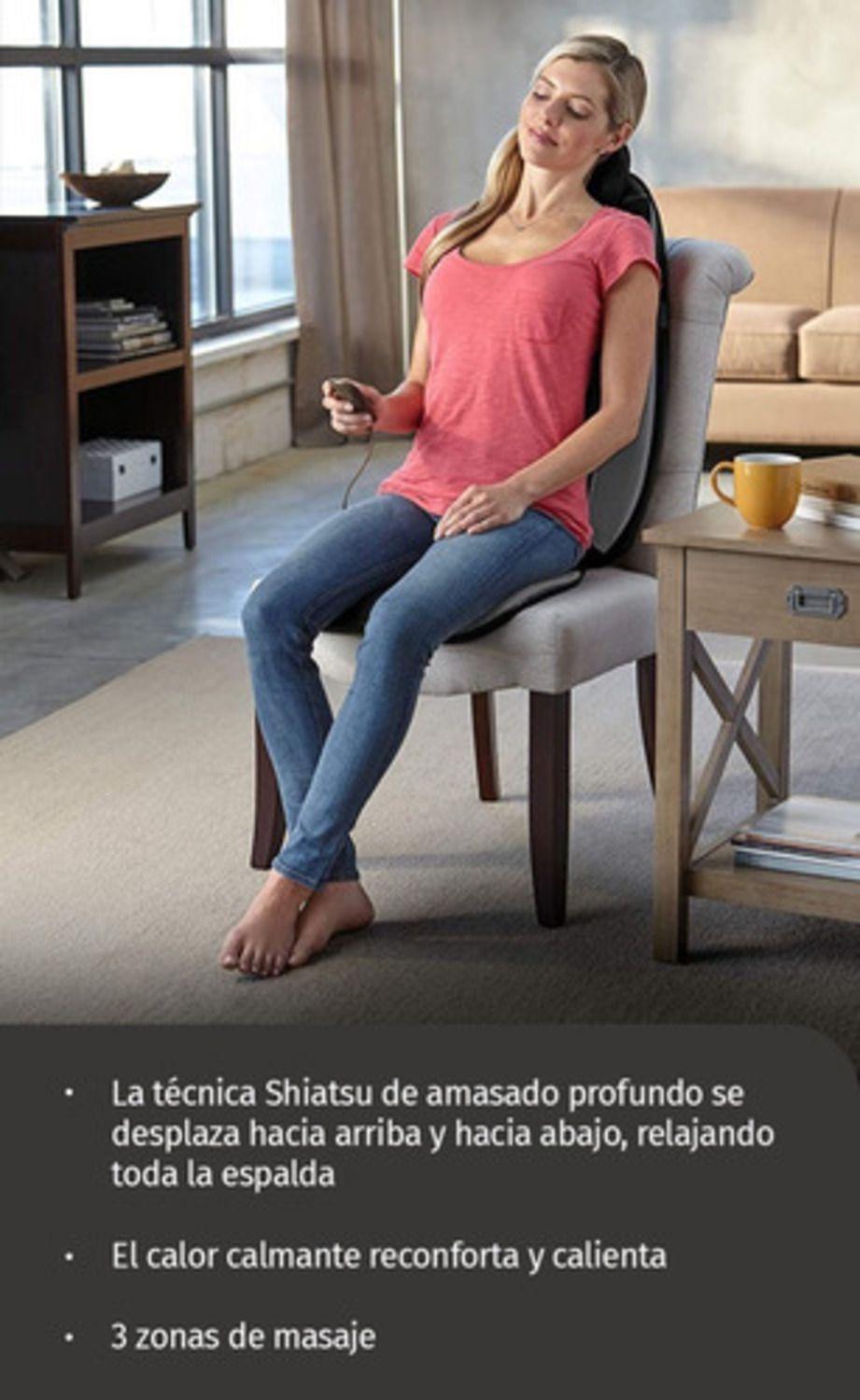 Asiento Masajeador eléctrico para Espalda Homedics-4