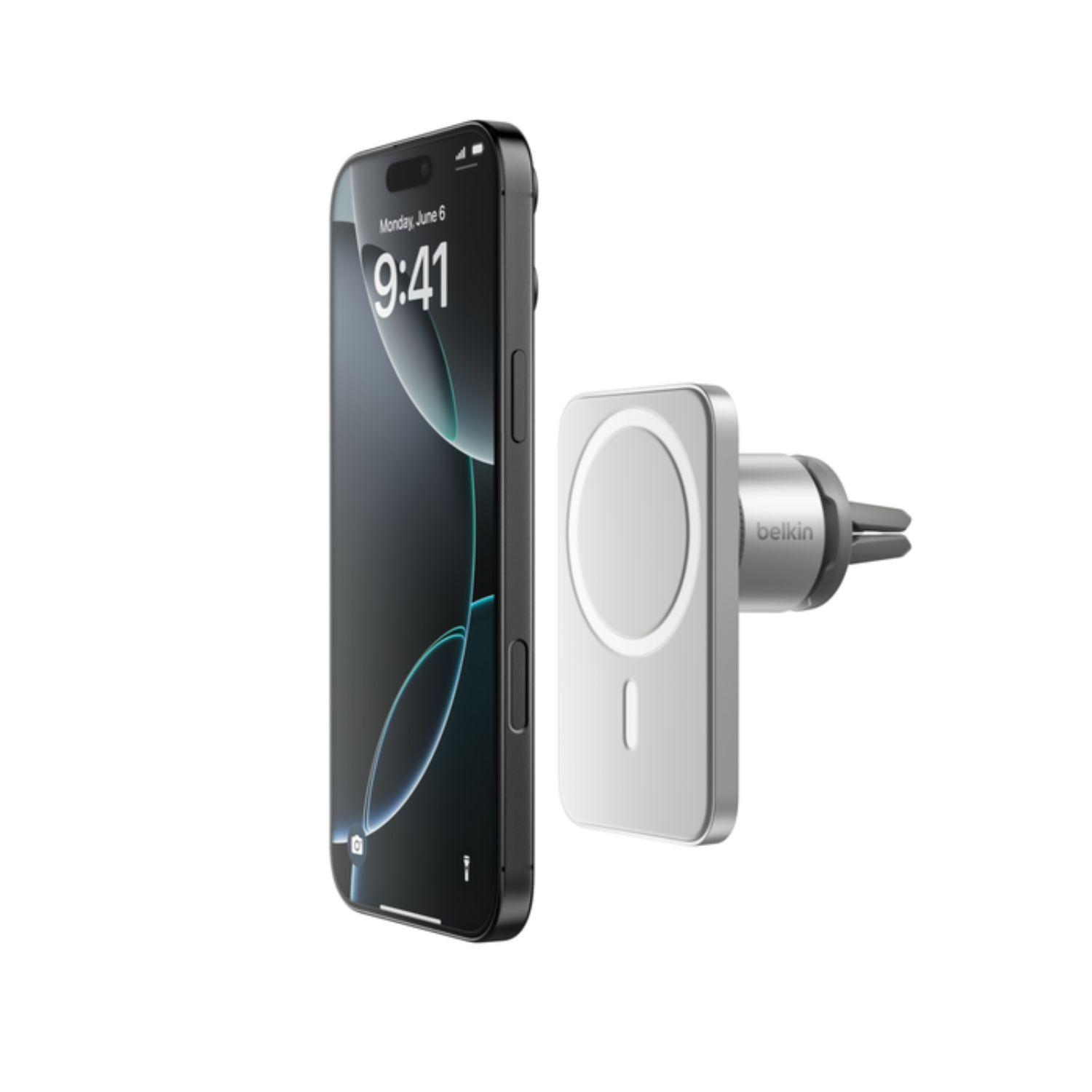 Soporte auto Mount Pro MagSafe Gris-2