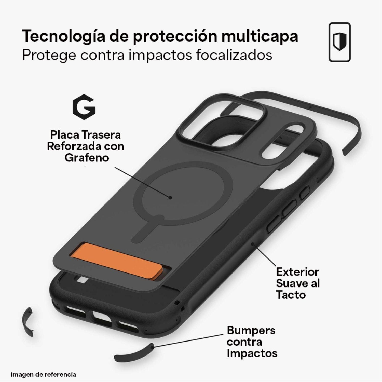 Carcasa Sedona Snap para iPhone 17 Negro Intenso-2