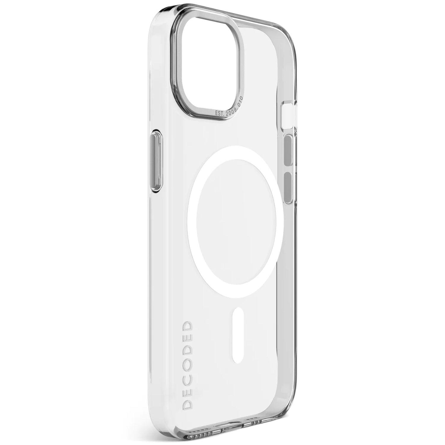 Funda reciclada MagSafe iPhone 15 Decoded Transparente-5