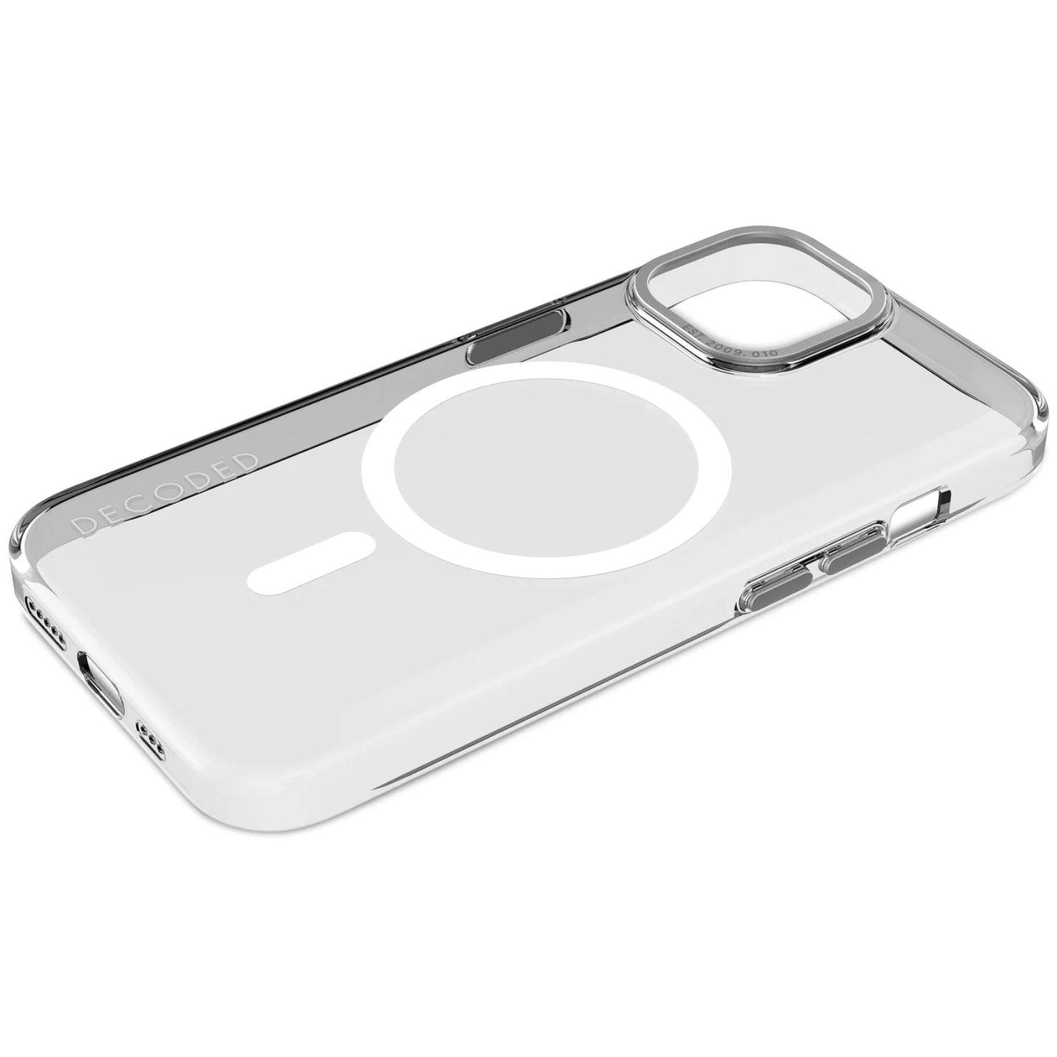 Funda reciclada MagSafe iPhone 15 Decoded Transparente-6