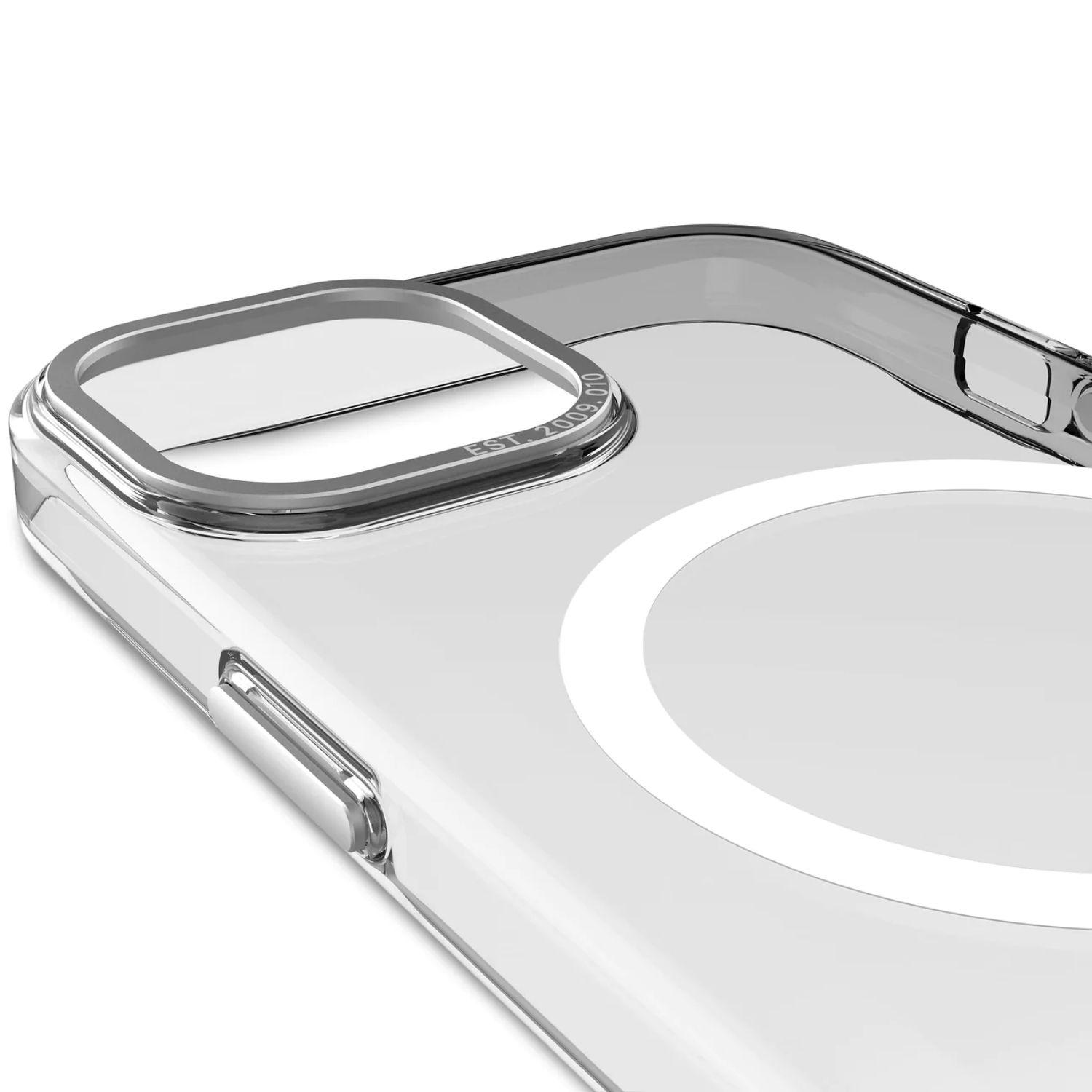 Funda reciclada MagSafe iPhone 15 Decoded Transparente-7