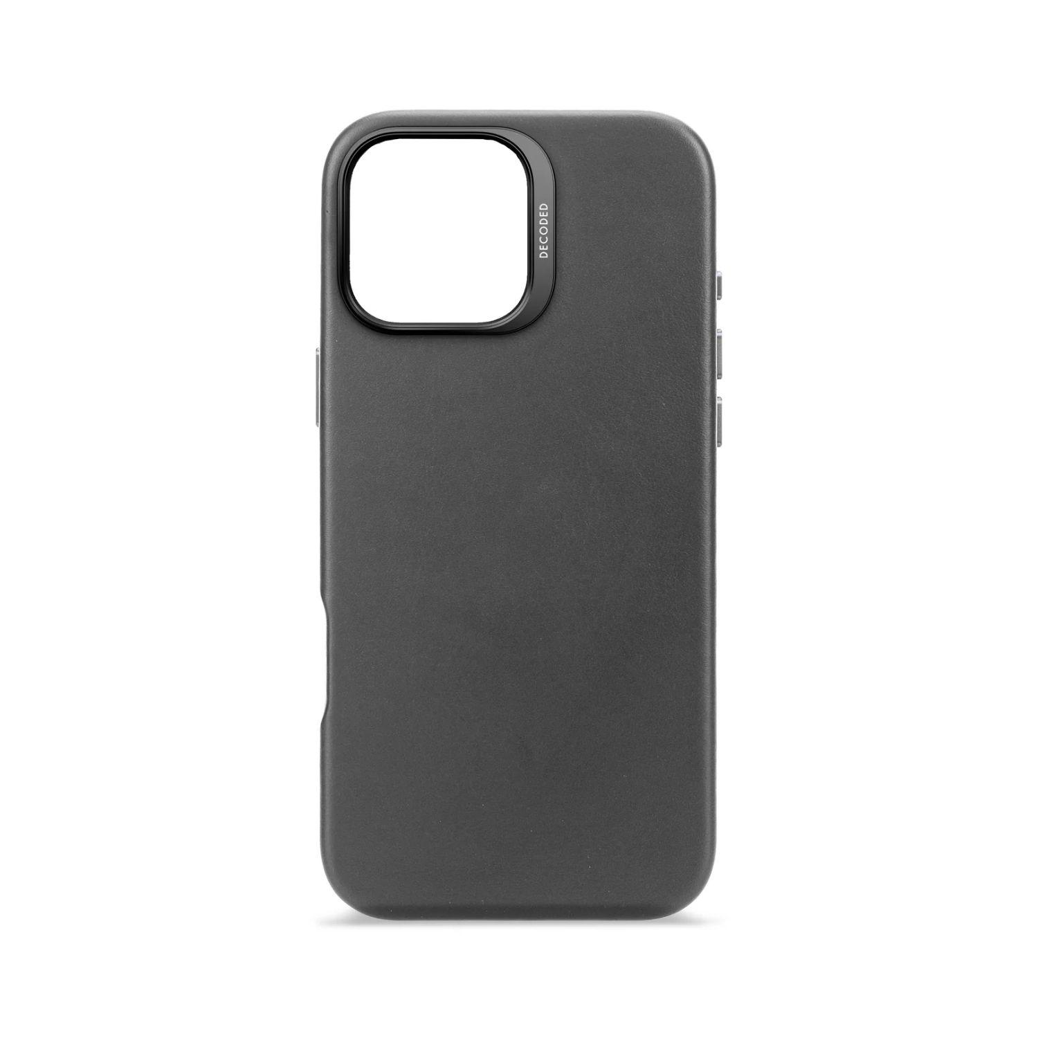 Funda cuero Magsafe iPhone 16 Pro Max Decoded Negro-8