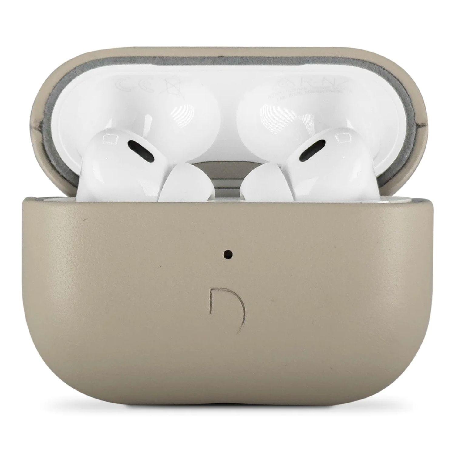 Funda cuero para Airpods Pro 2ª y 1ª gen Decoded Arcilla-0
