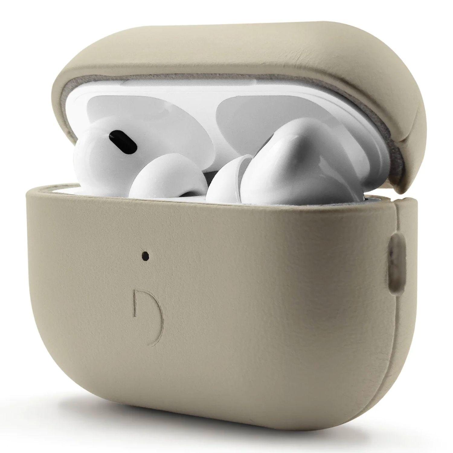 Funda cuero para Airpods Pro 2ª y 1ª gen Decoded Arcilla-1