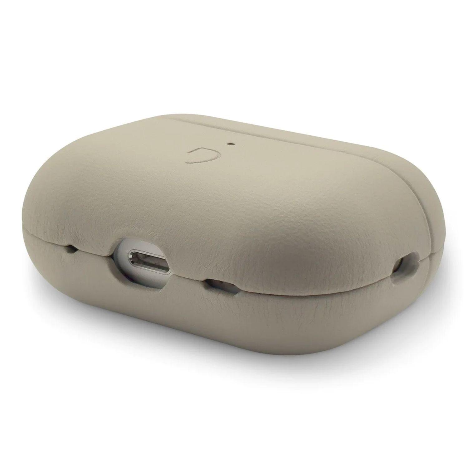 Funda cuero para Airpods Pro 2ª y 1ª gen Decoded Arcilla-3