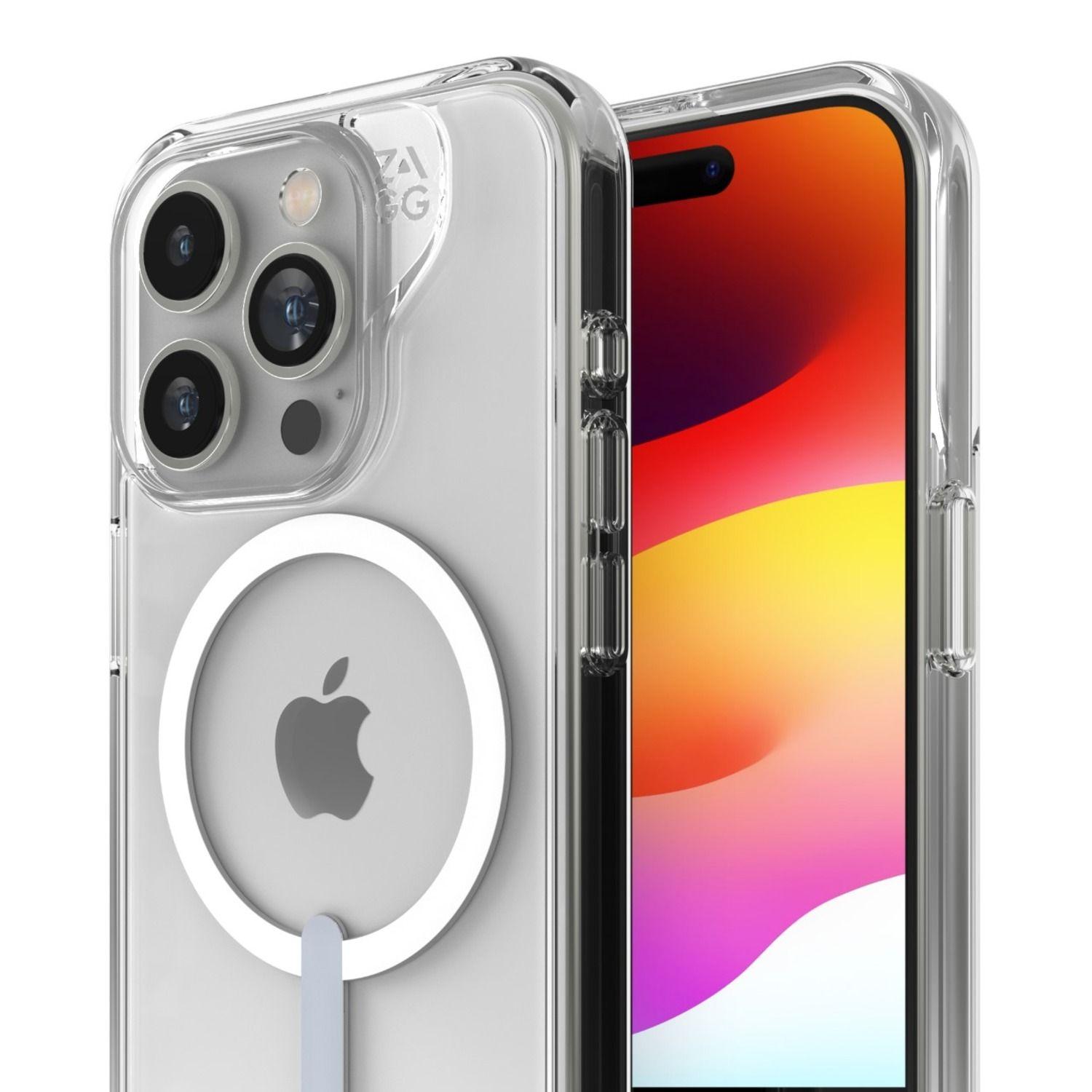 Carcasa ZAGG Crystal Palace Snap iPhone 15 Pro Transparente-8