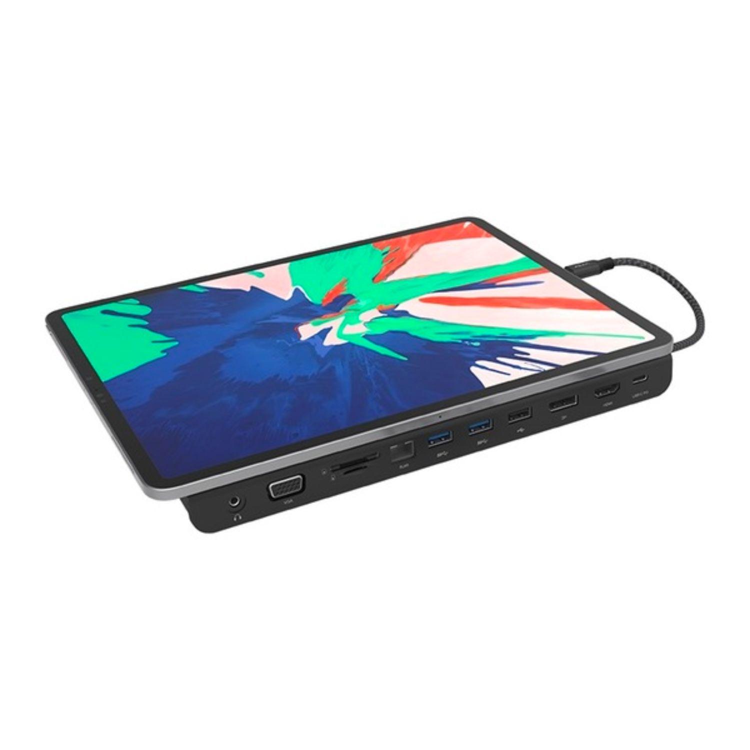 Hub Casa Pro Usb-c Multiple Con Base Adam Elements-3