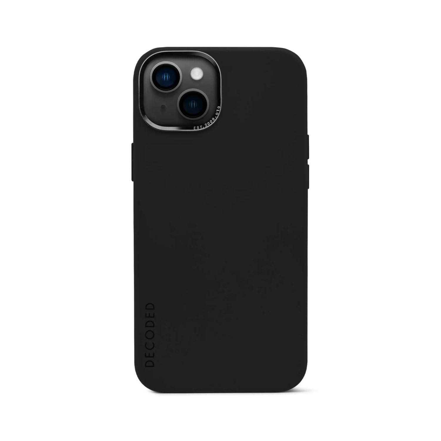 Funda Silicona Con Magsafe Para iPhone 14 Decoded Negra-0