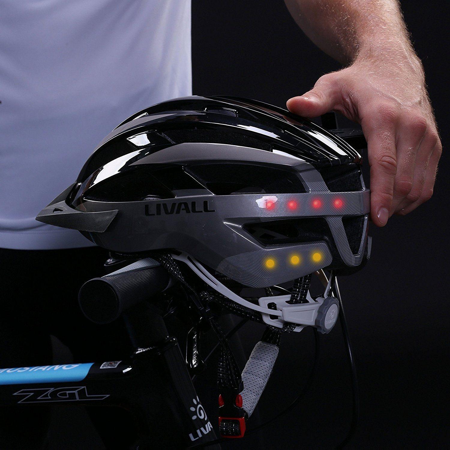 Casco inteligente LED MT1 NEO Talla M Gris-8