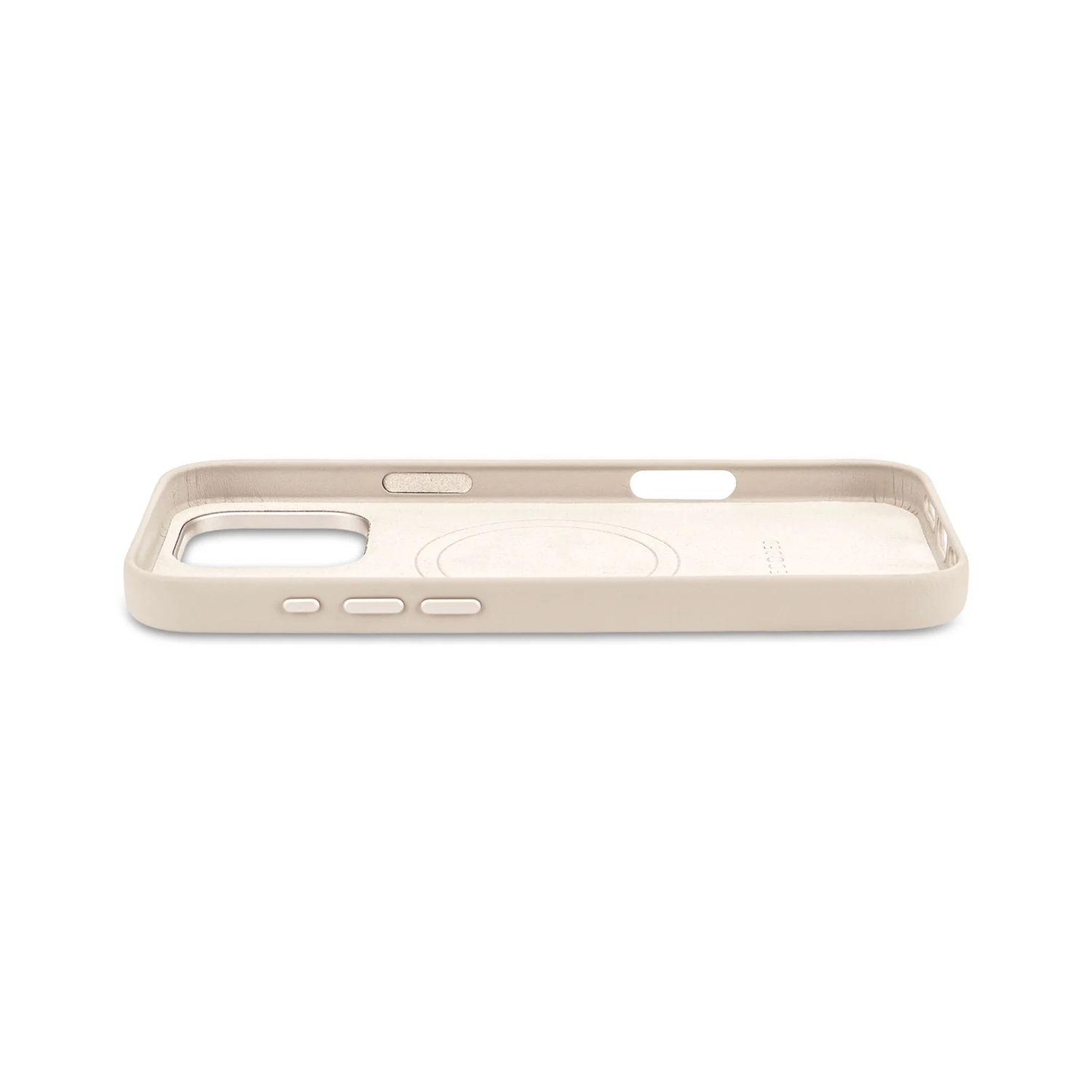 Funda cuero Magsafe iPhone 16 Pro Max Decoded Gris-5