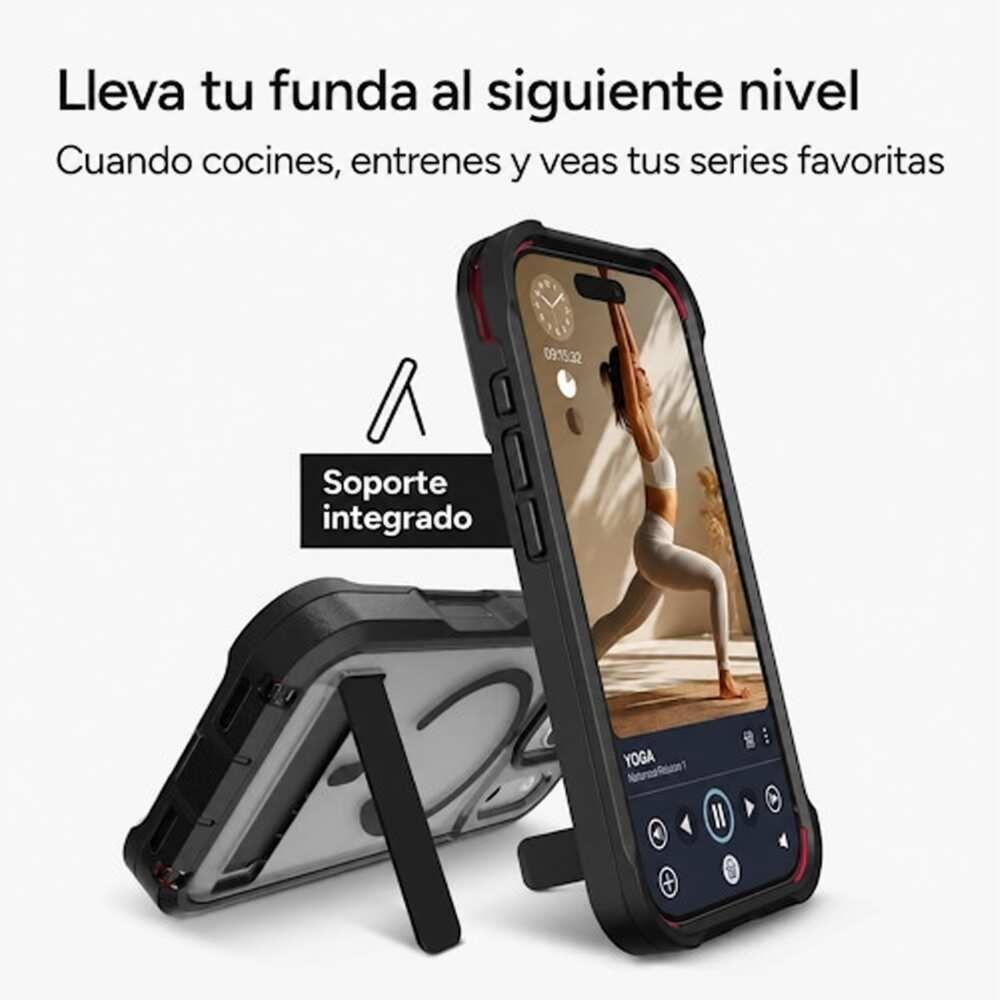 Carcasa Rainier Snap para iPhone 18 Pro Max Negro Humo-5