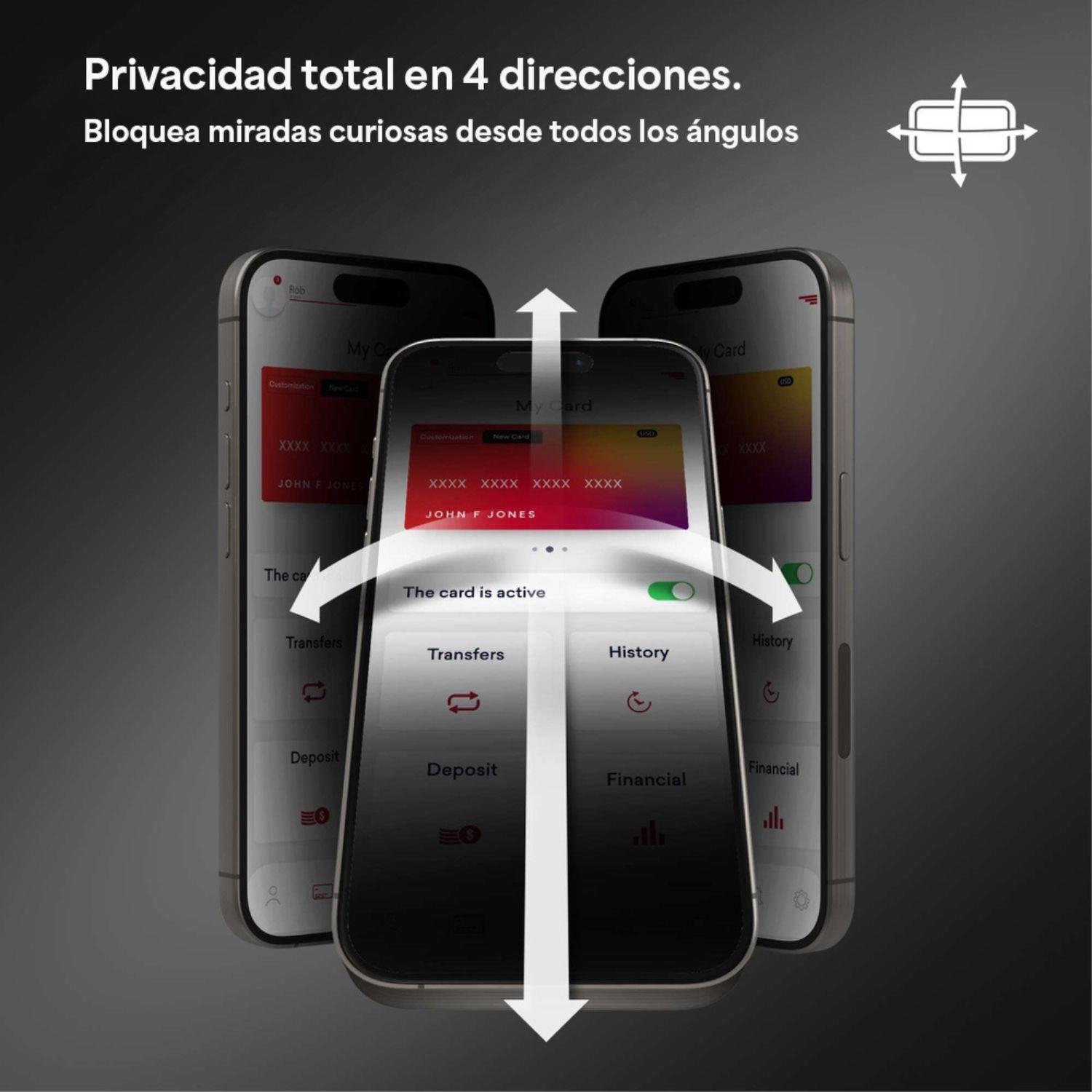 Protector de pantalla ZAGG para iPhone 17 Pro Privacy XTR-2