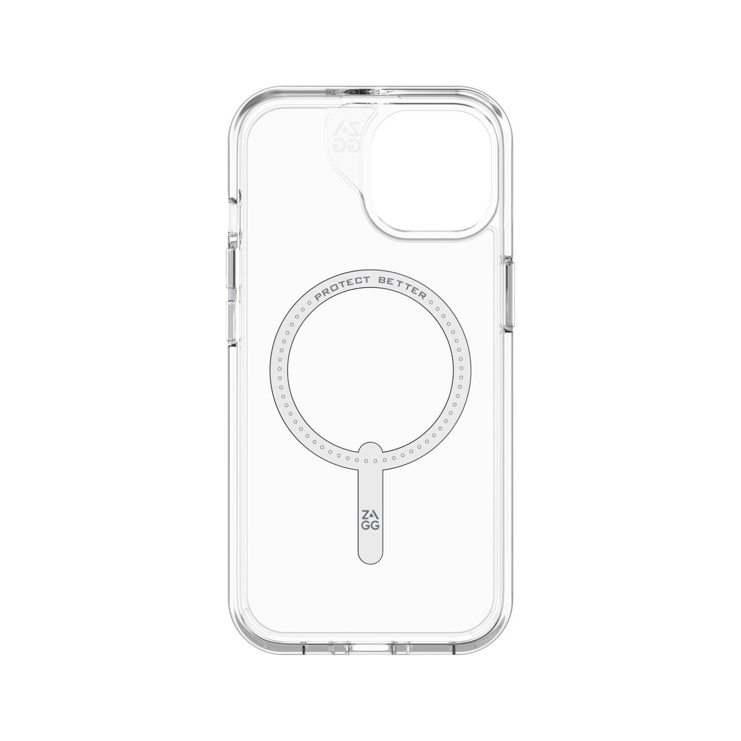 Carcasa ZAGG Crystal Palace Snap para iPhone 15 Transparente-3