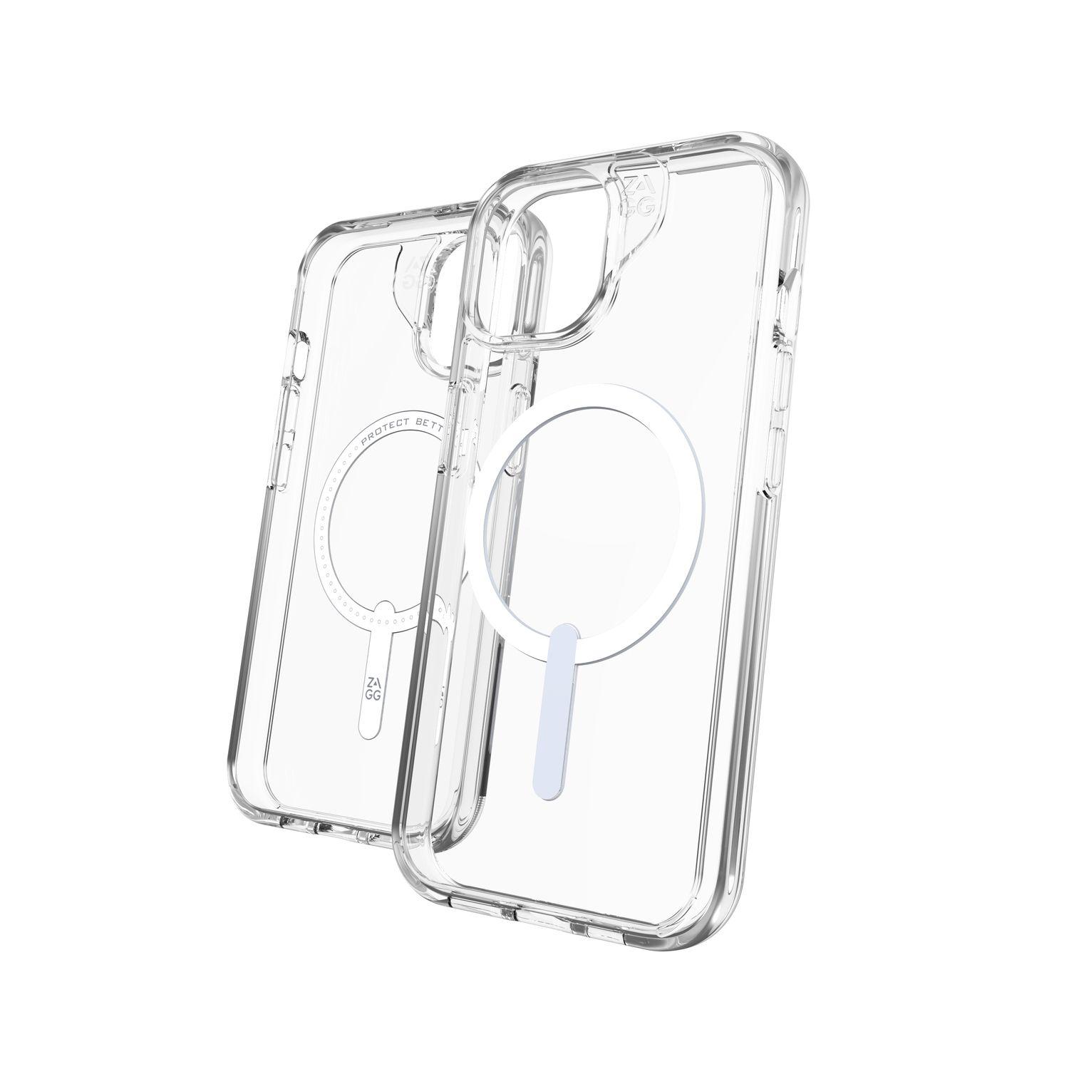 Carcasa ZAGG Crystal Palace Snap para iPhone 15 Transparente-7
