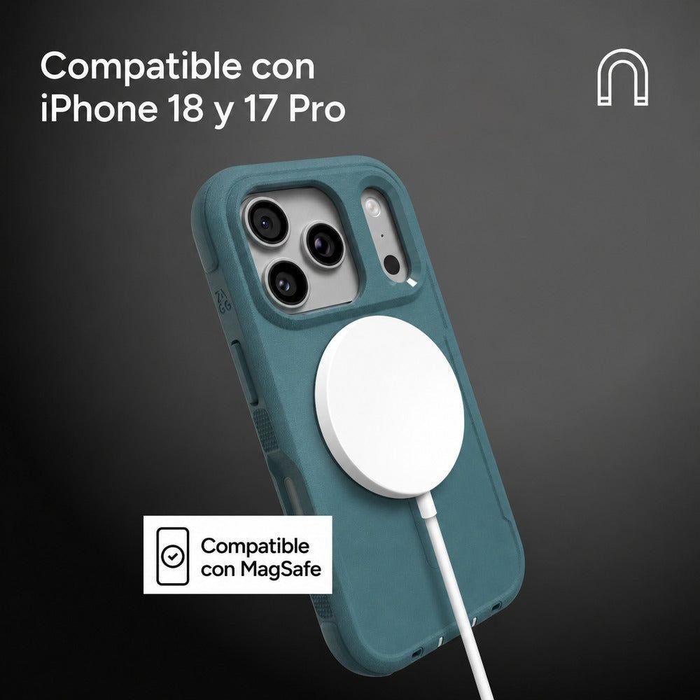 Carcasa Teton Snap para iPhone 18 Pro Verde Musgo-2